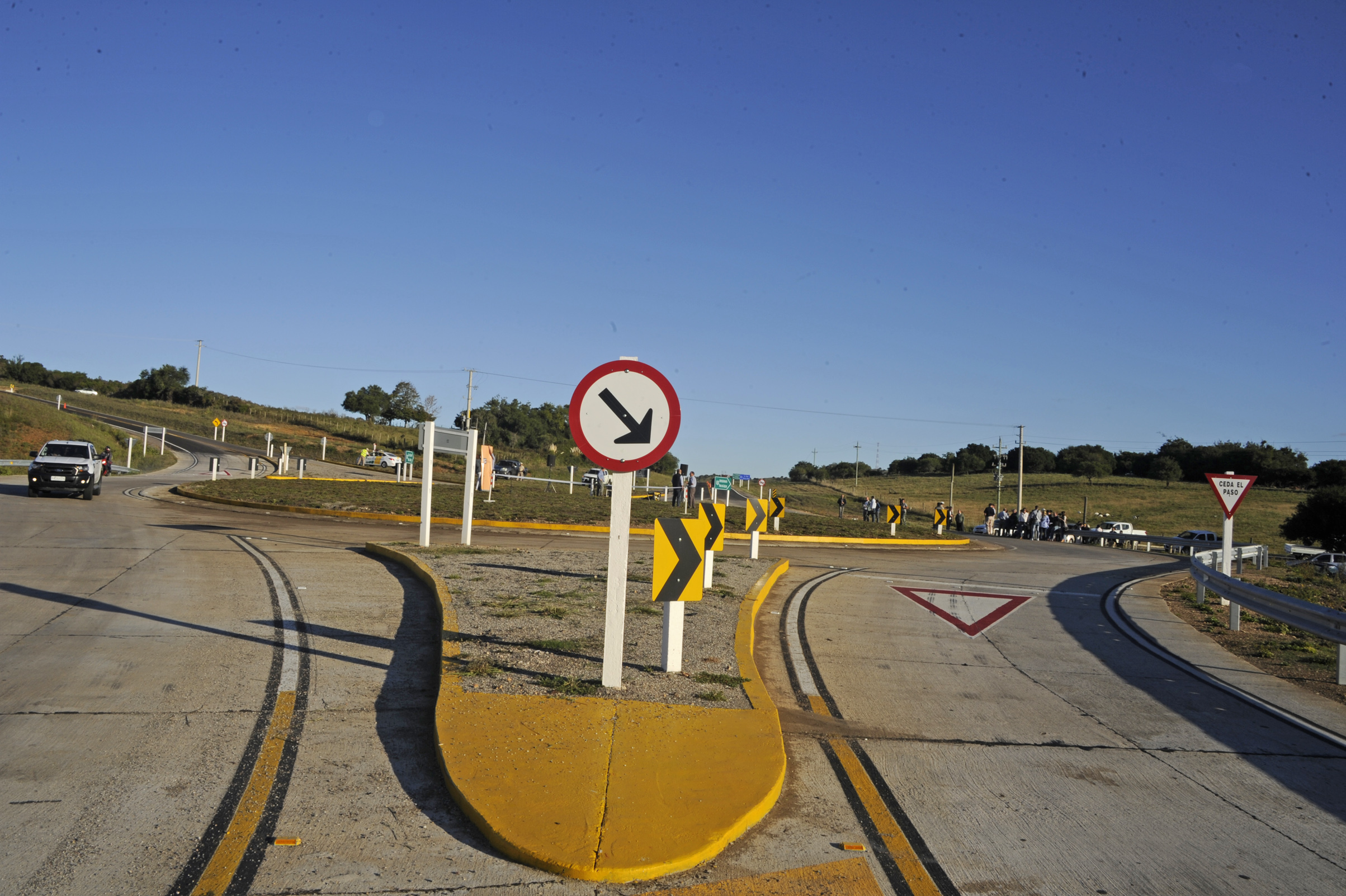 Inauguración de obras culminadas en las rutas 60 y 12