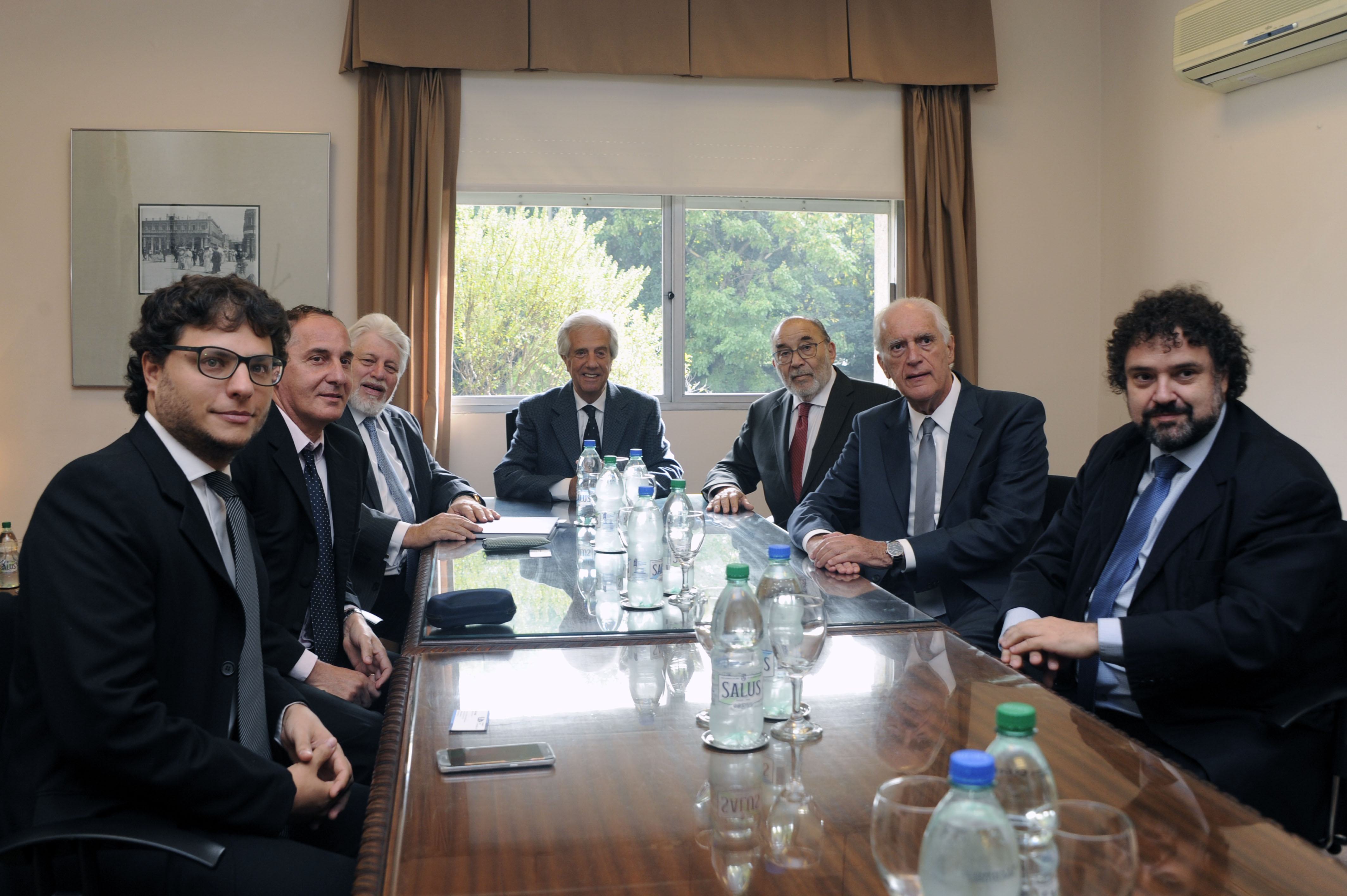 Presidente Tabaré Vázquez con integrantes del Congreso Judío Latinoamericano