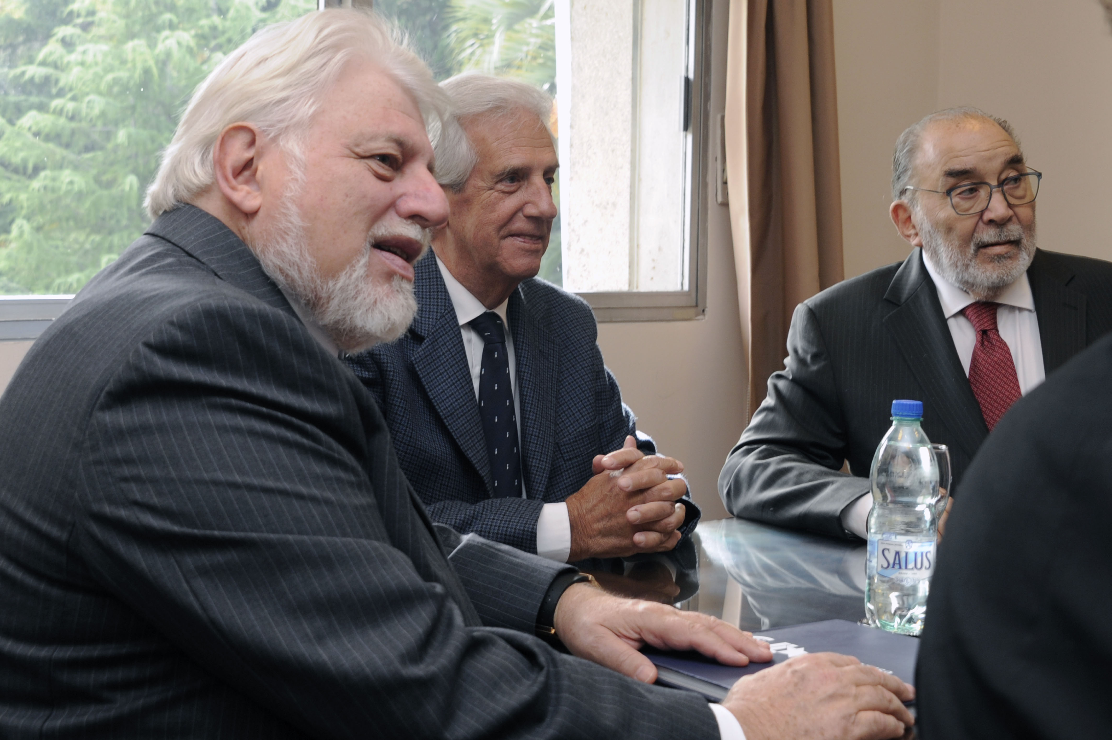 Presidente Tabaré Vázquez con integrantes del Congreso Judío Latinoamericano