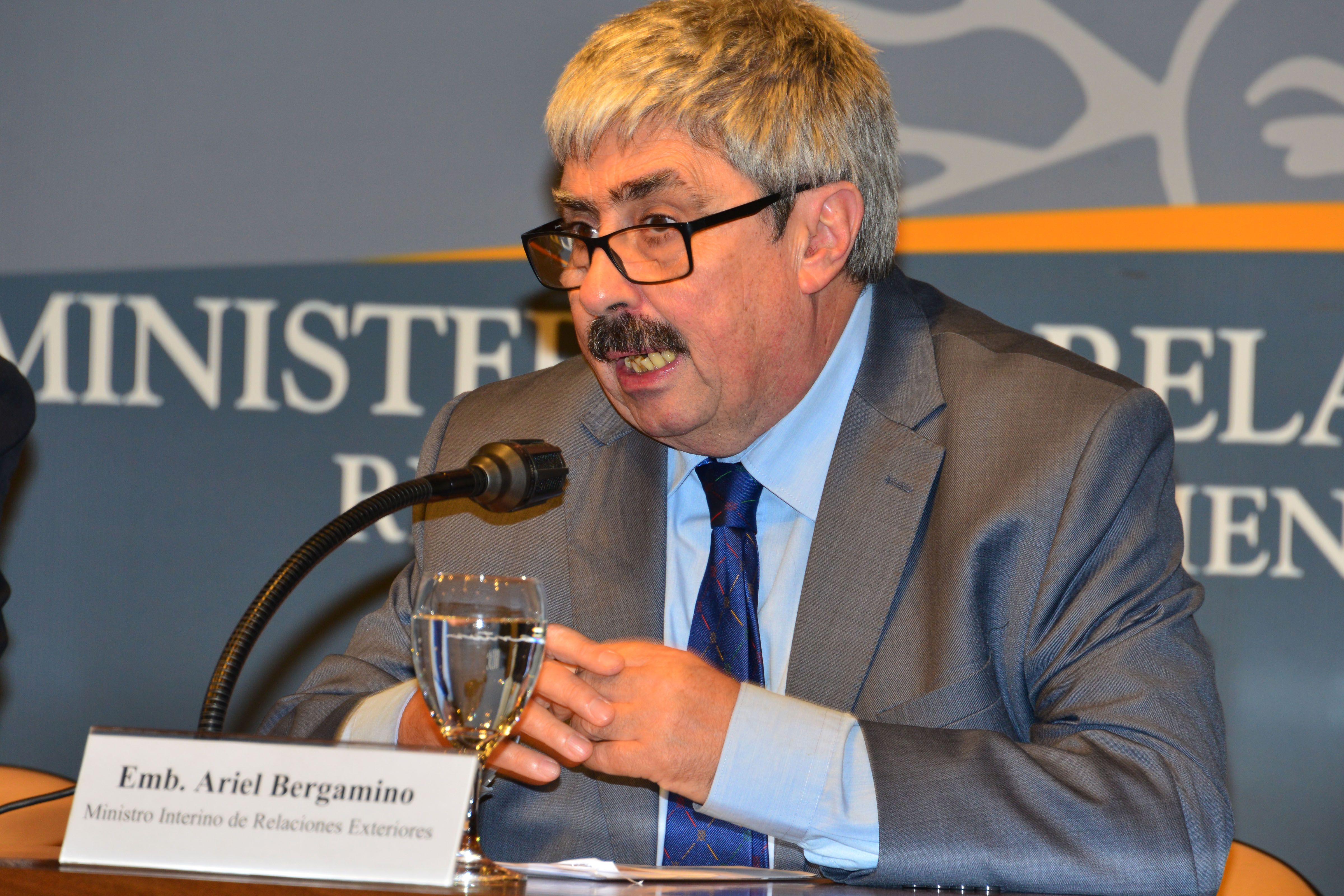 Ministro interino de Relaciones Exteriores, Ariel Bergamino