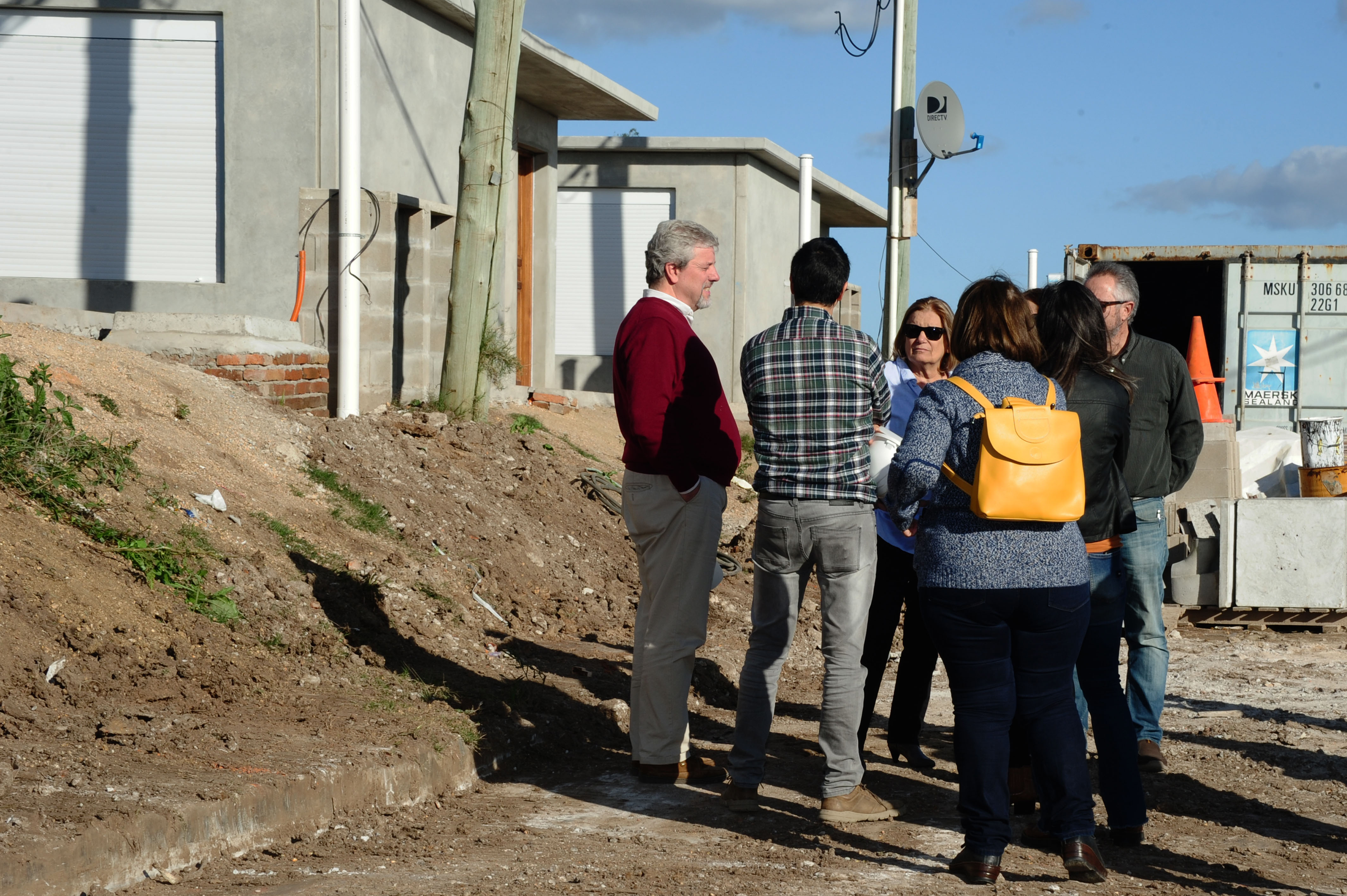 Visita de las autoridades del Ministerio de Vivienda, Ordenamiento Territorial y Medio Ambiente por Maldonado