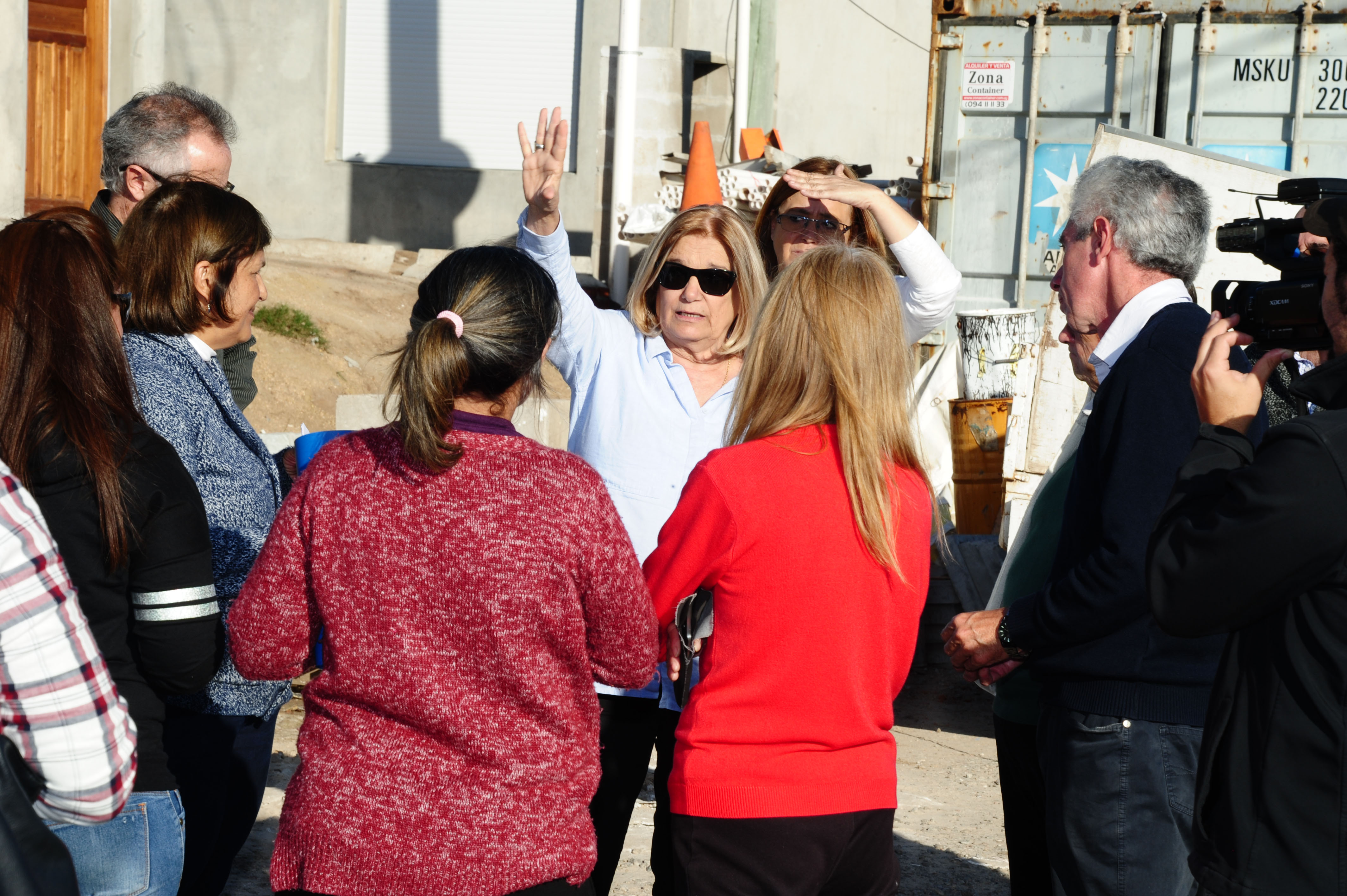 Visita de las autoridades del Ministerio de Vivienda, Ordenamiento Territorial y Medio Ambiente por Maldonado