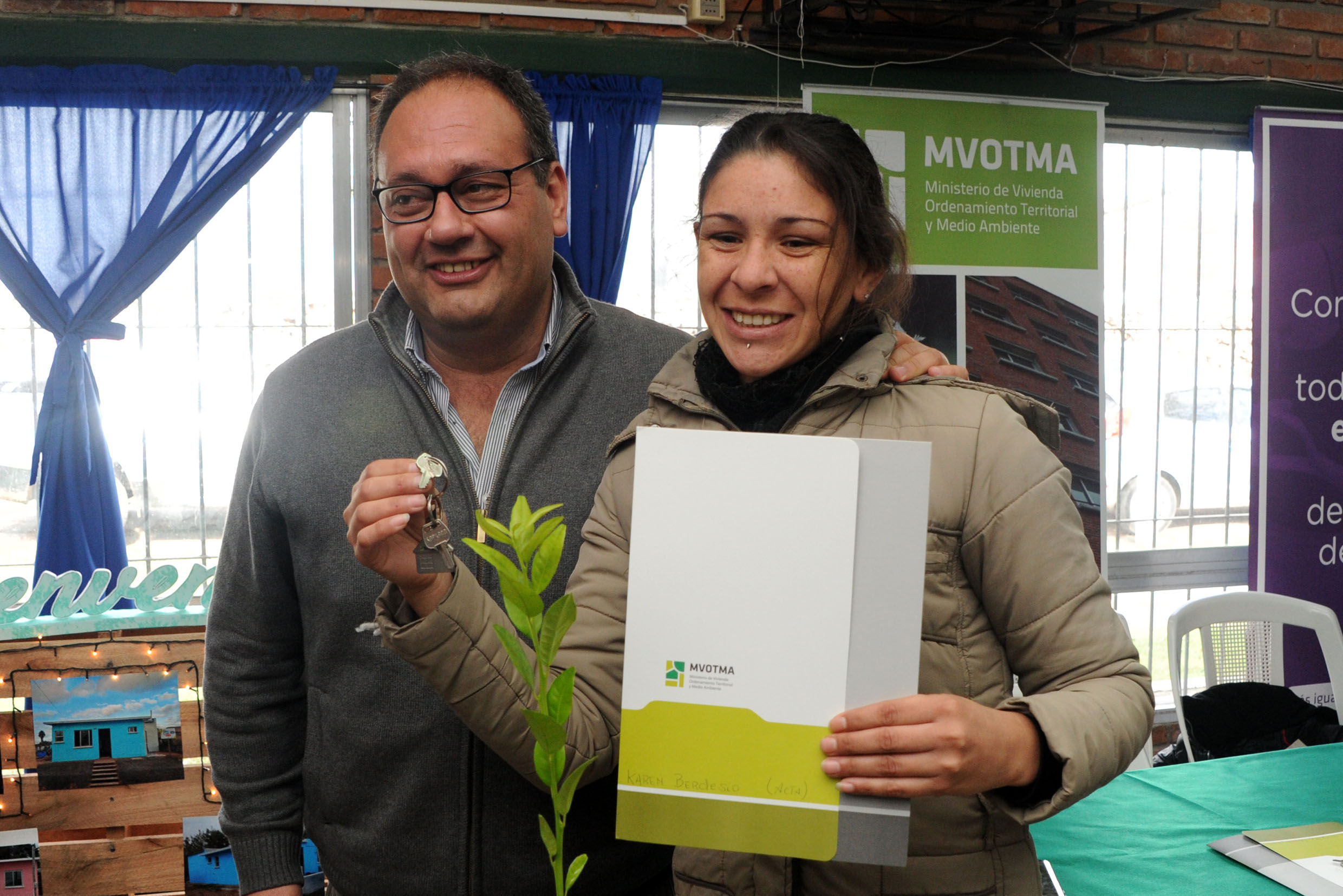 Acto de inauguración realizado en el salón de la cooperativa Covisan 6