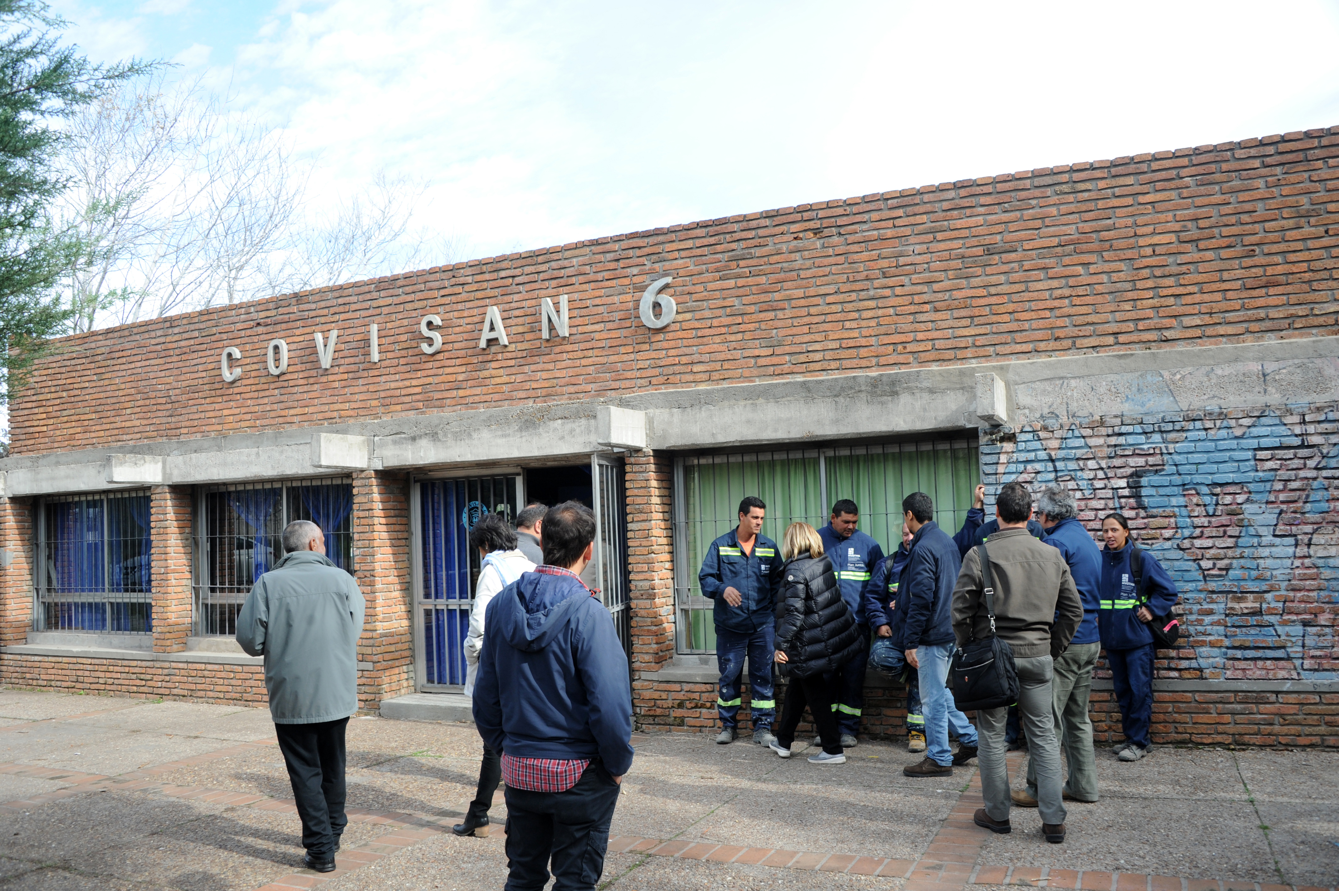 Acto de inauguración realizado en el salón de la cooperativa Covisan 6