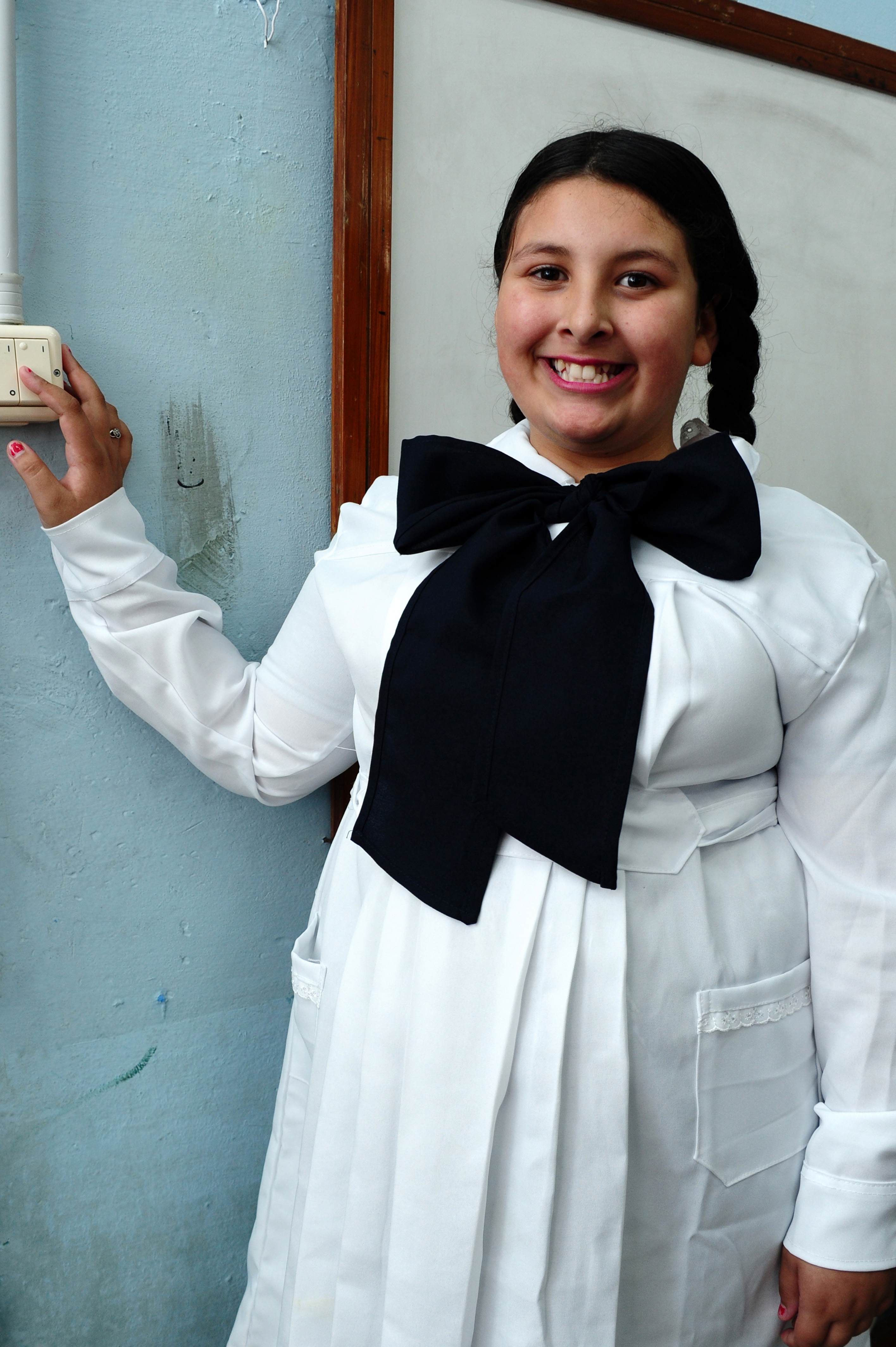 Estudiante de la escuela rural n.º 26