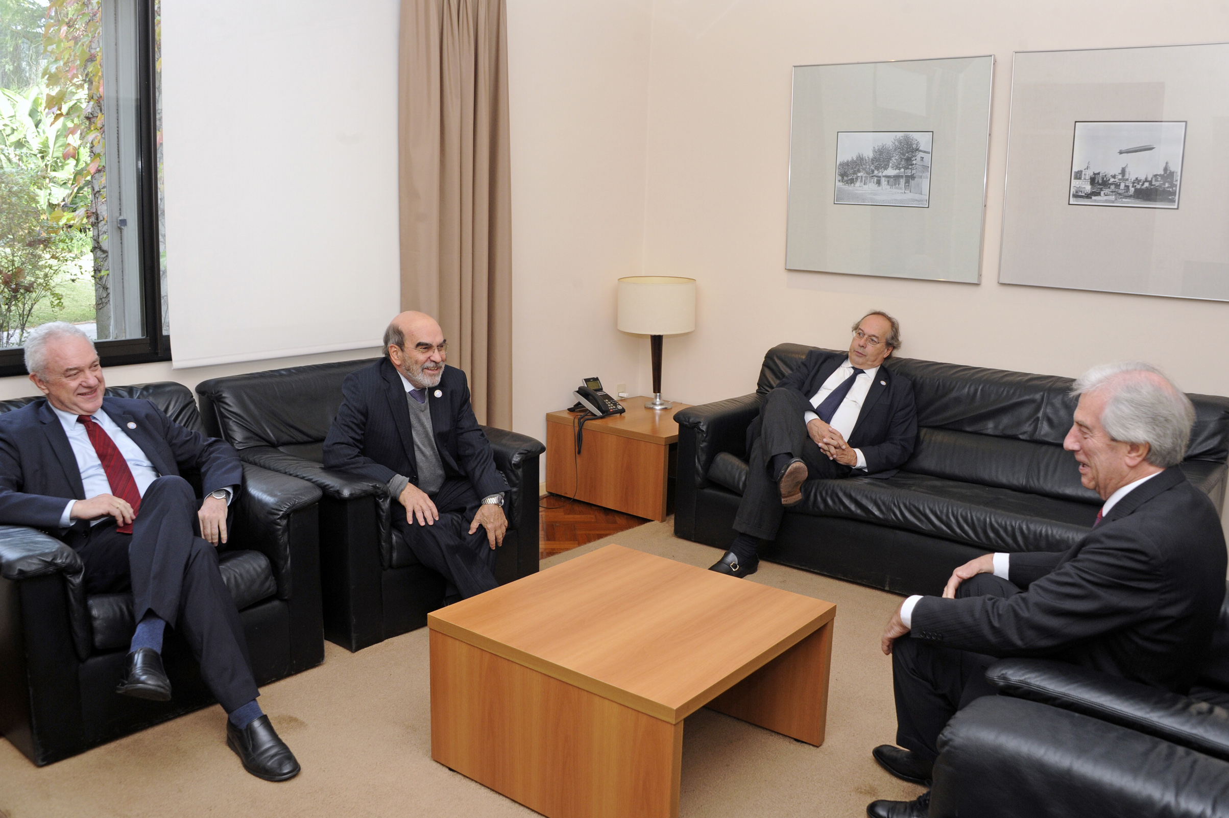 Presidente Tabaré Vázquez en reunión con director general de FAO, Graziano Da Silva