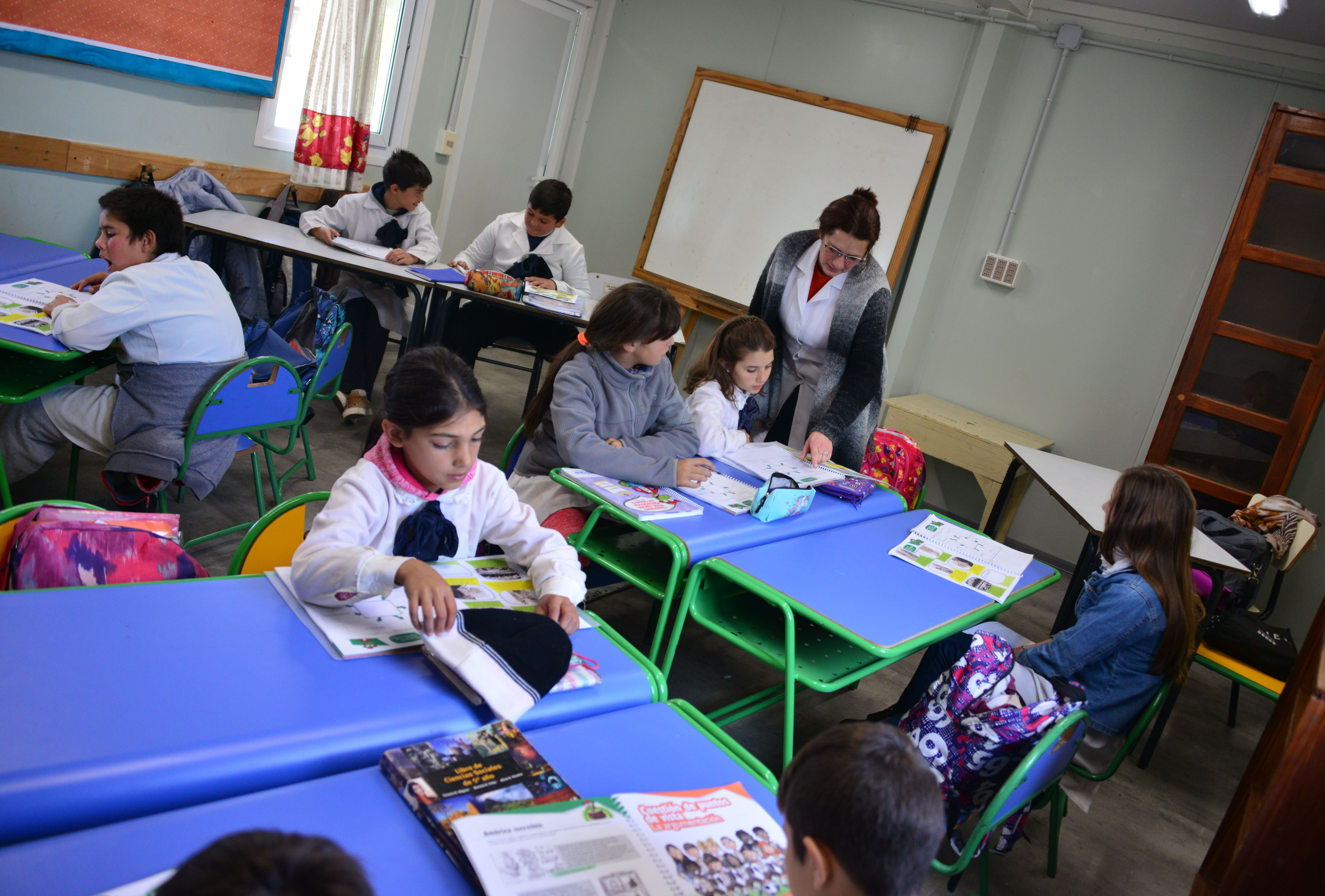 La escuela cuenta con nuevos salones más luminosos y con aire acondicionado