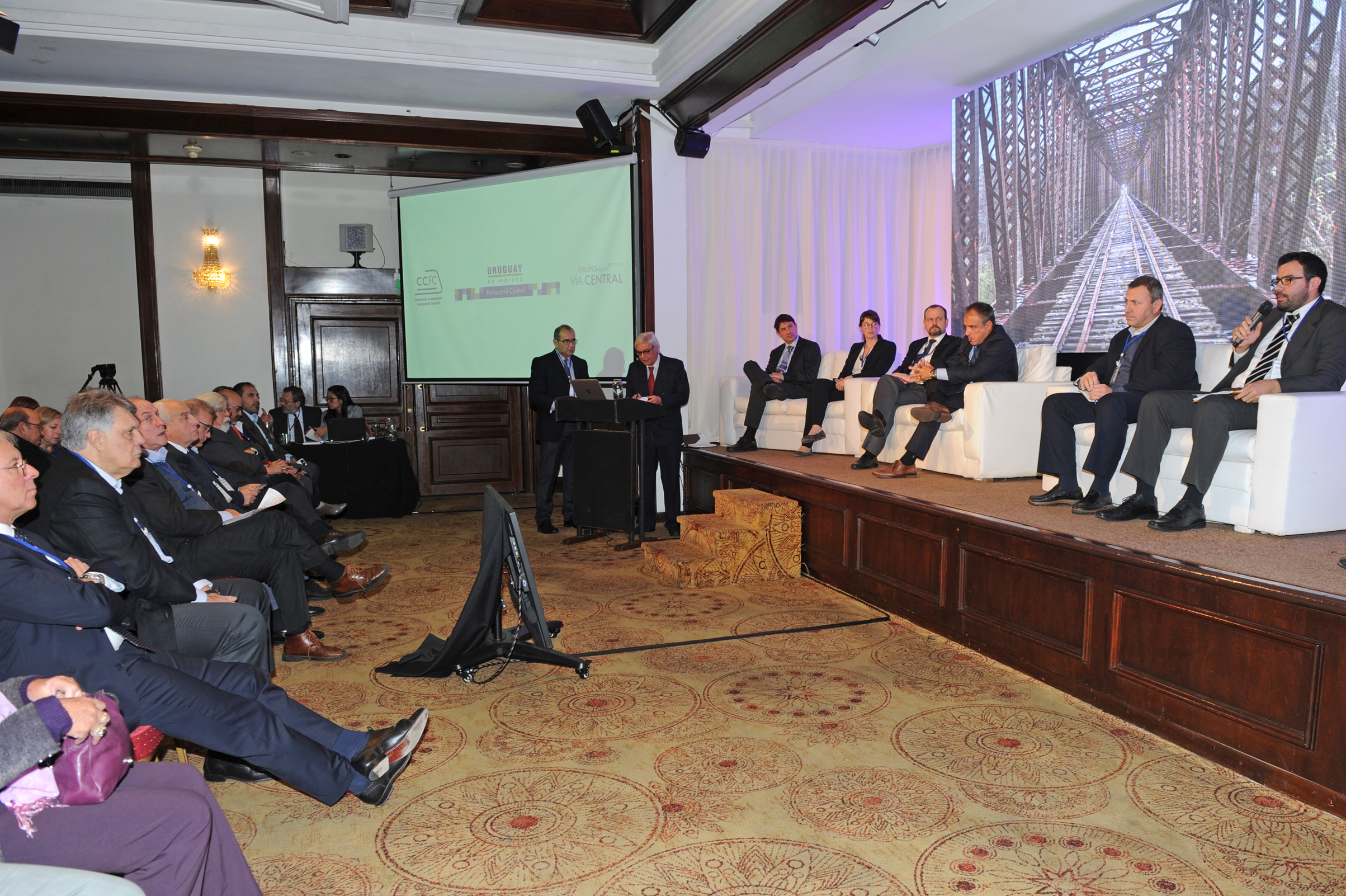 Presentación del plan de obras del Ferrocarril Central