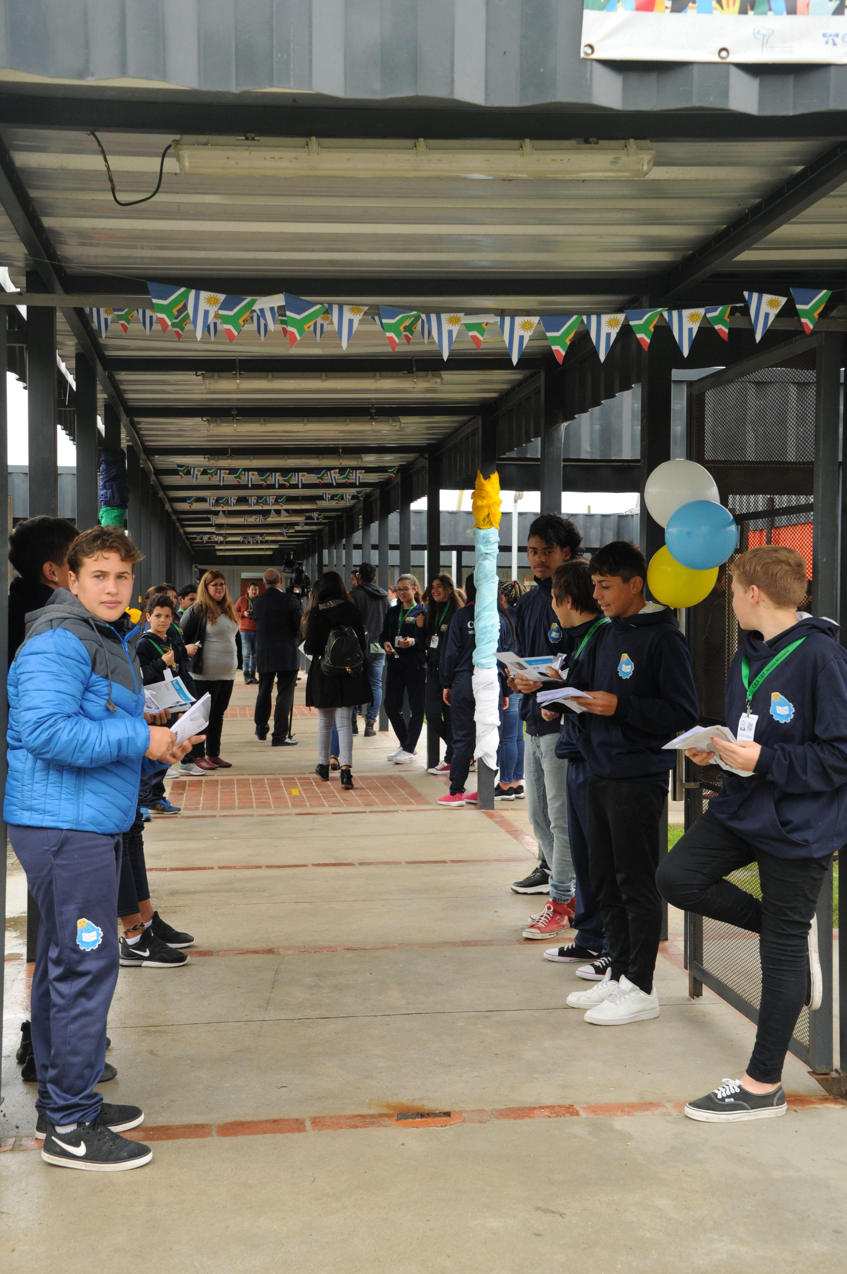 Escuela Nelson Mandela, de tiempo completo, se ubica en la zona de Carrasco Norte, Montevideo