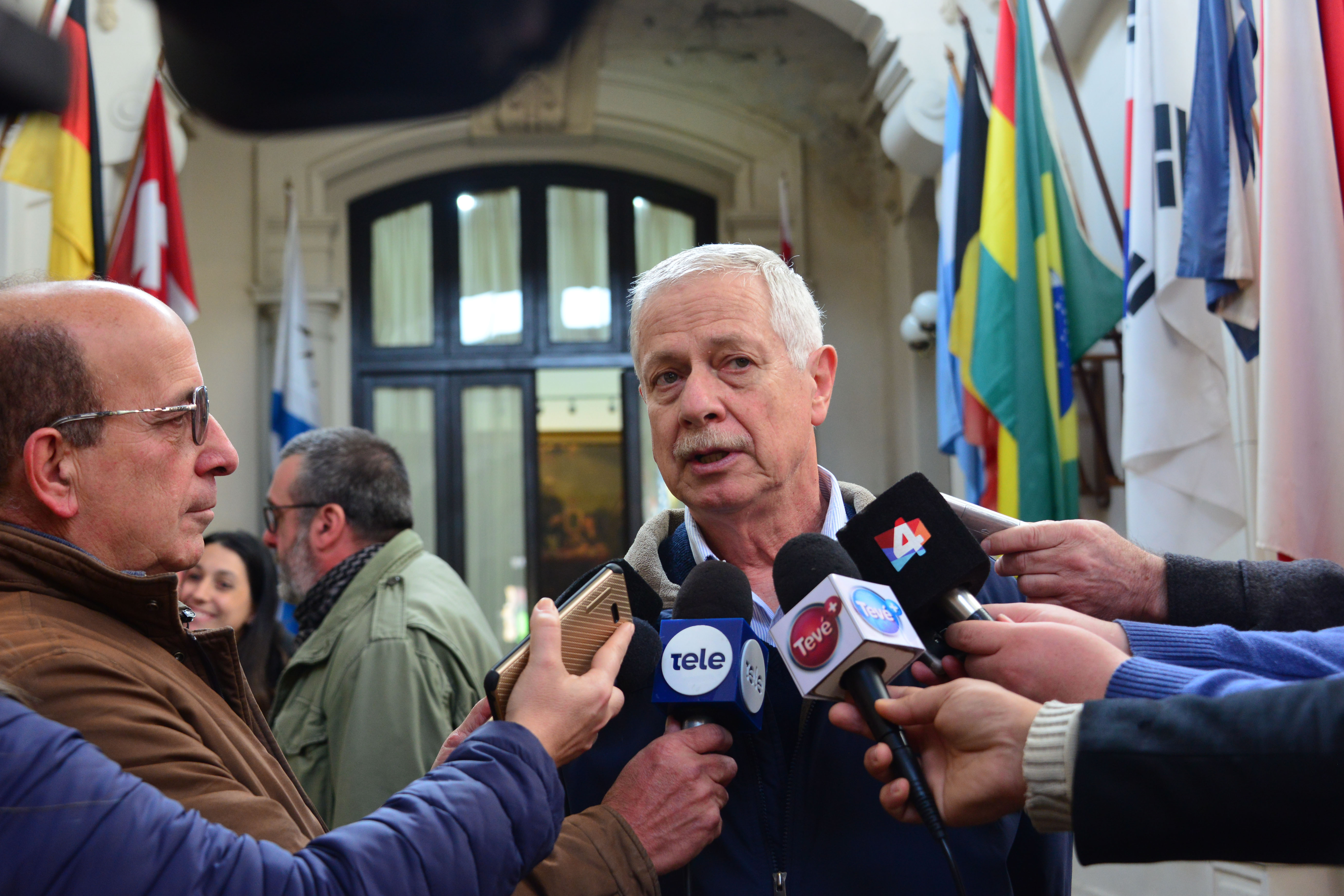 Basso y De León reunidos con el Comité Departamental de Emergencias