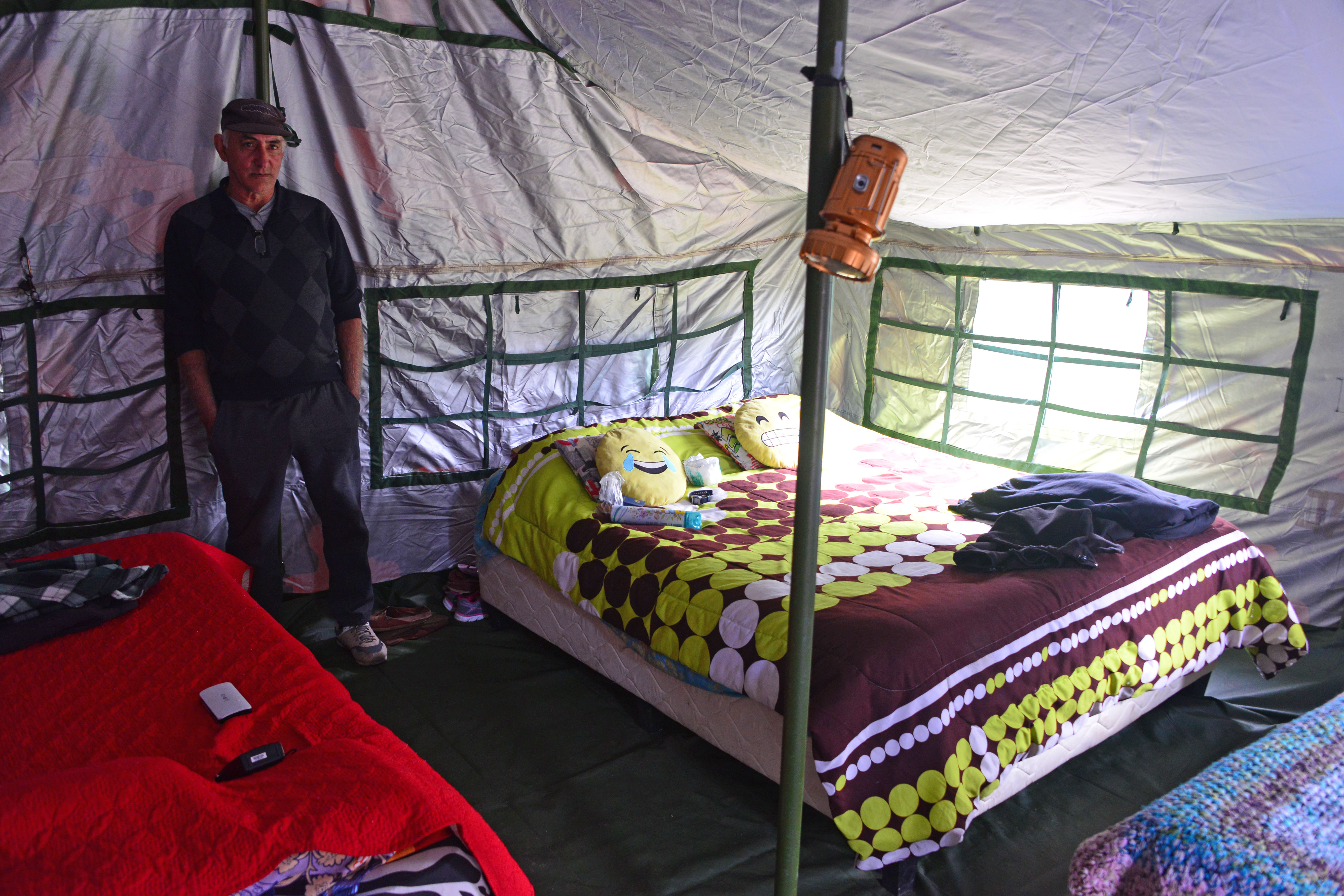 Basso visitó personas evacuadas en Durazno y se reunió en Centro Coordinador de Emergencias