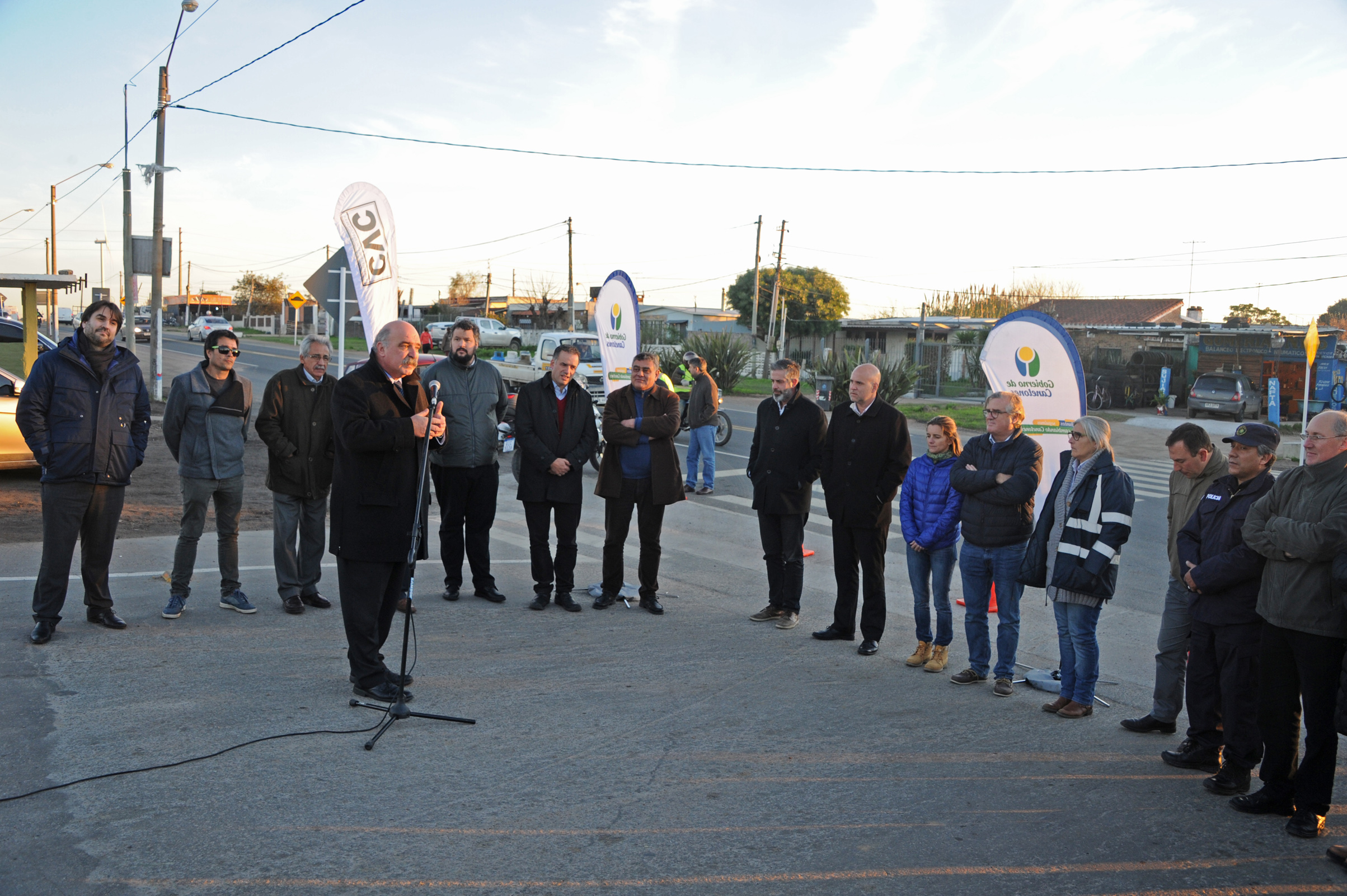 Inauguración de obras viales en Canelones