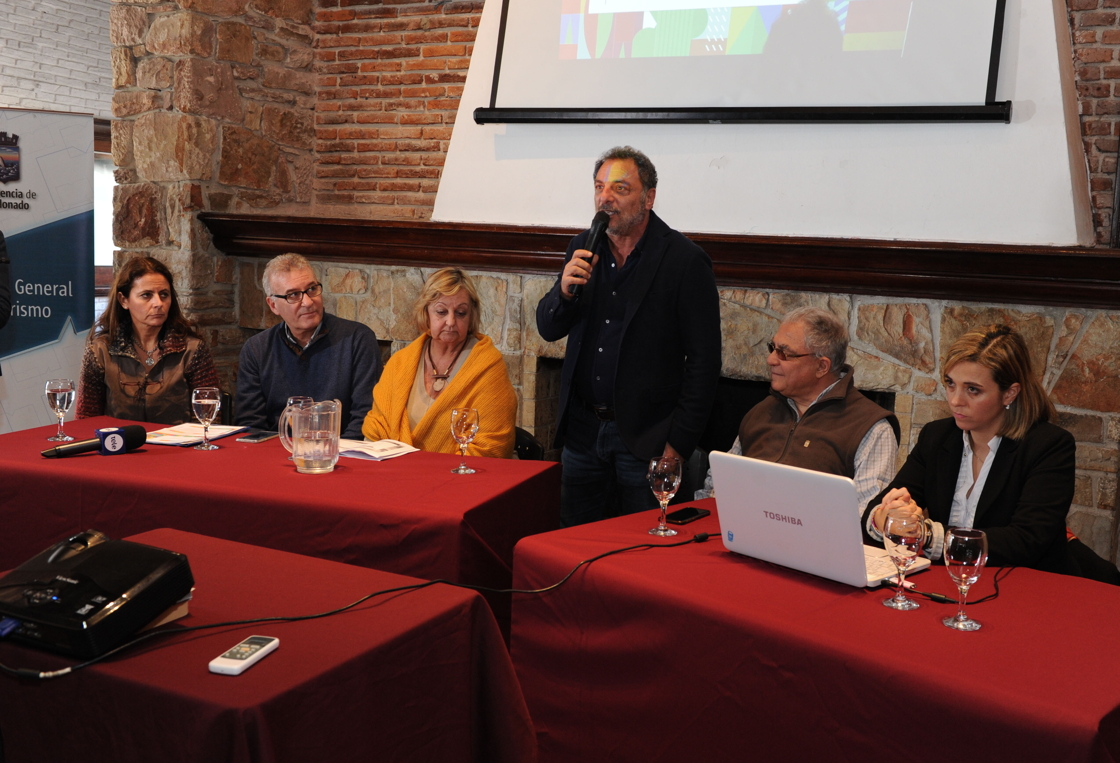 Presentación del balance de la temporada de cruceros 2018-2019 realizada en el Espacio Cultural Gorlero de Punta del Este