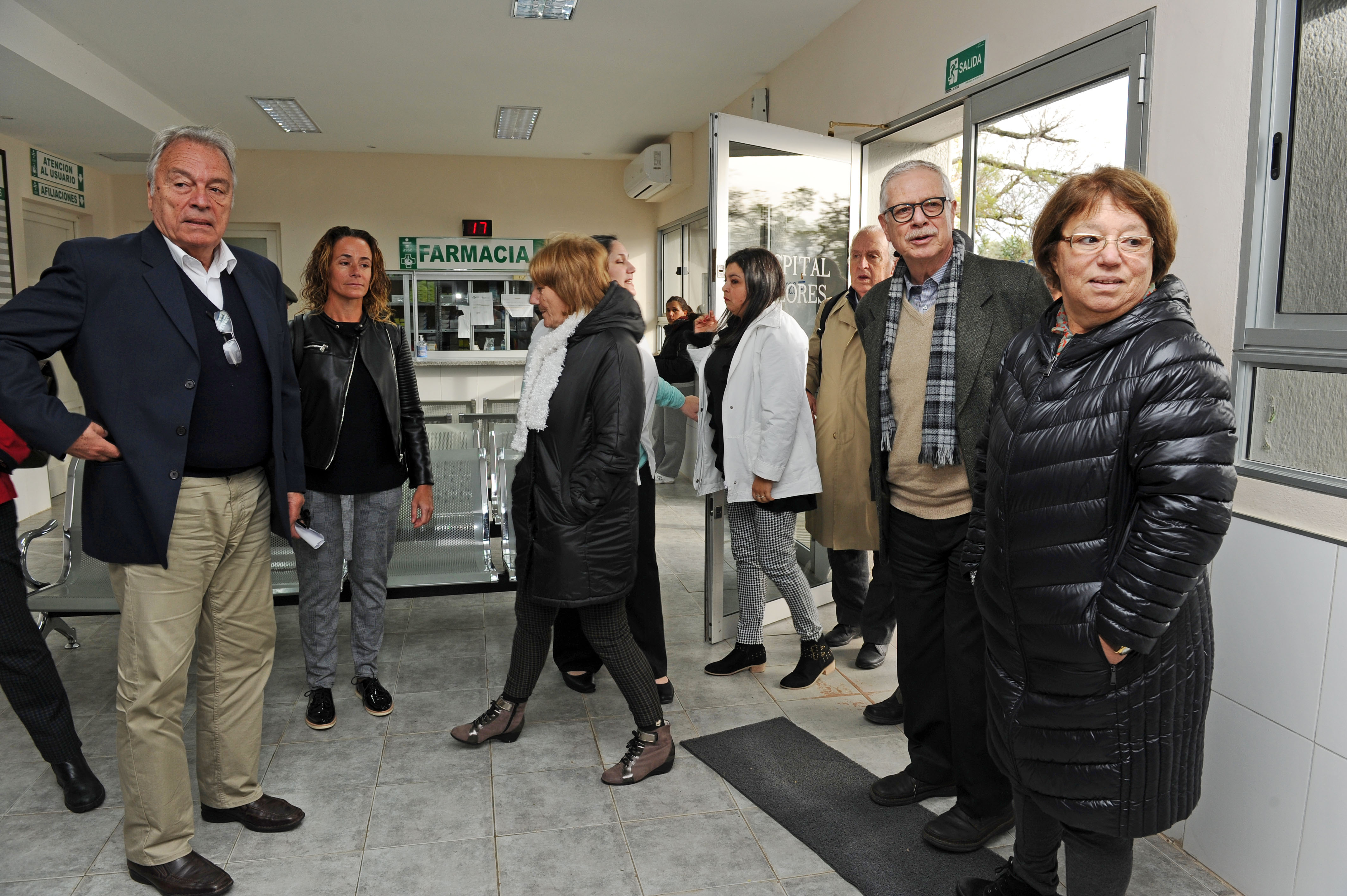 Autoridades recorrieron el hospital de Dolores