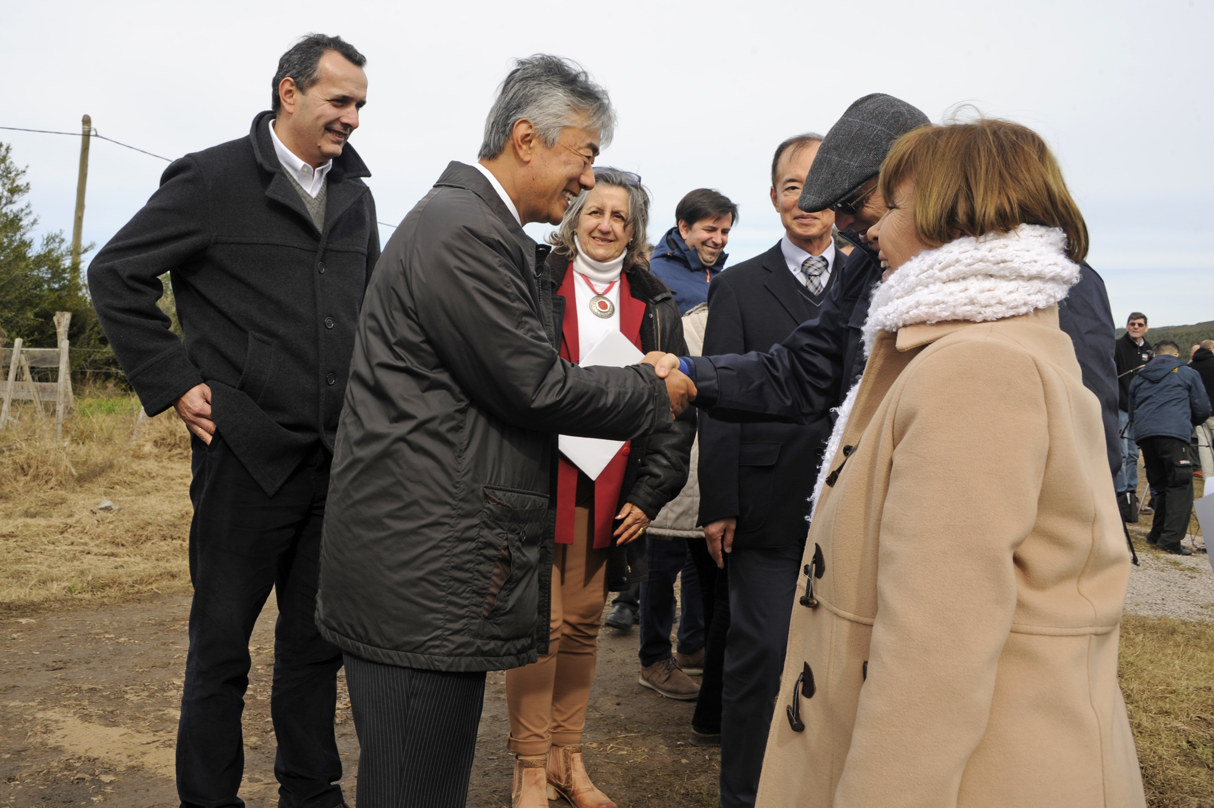 inauguración de la planta fotovoltaica Hikari, la segunda donada por Japón a Uruguay, ubicada en el Parque de Vacaciones UTE-Antel