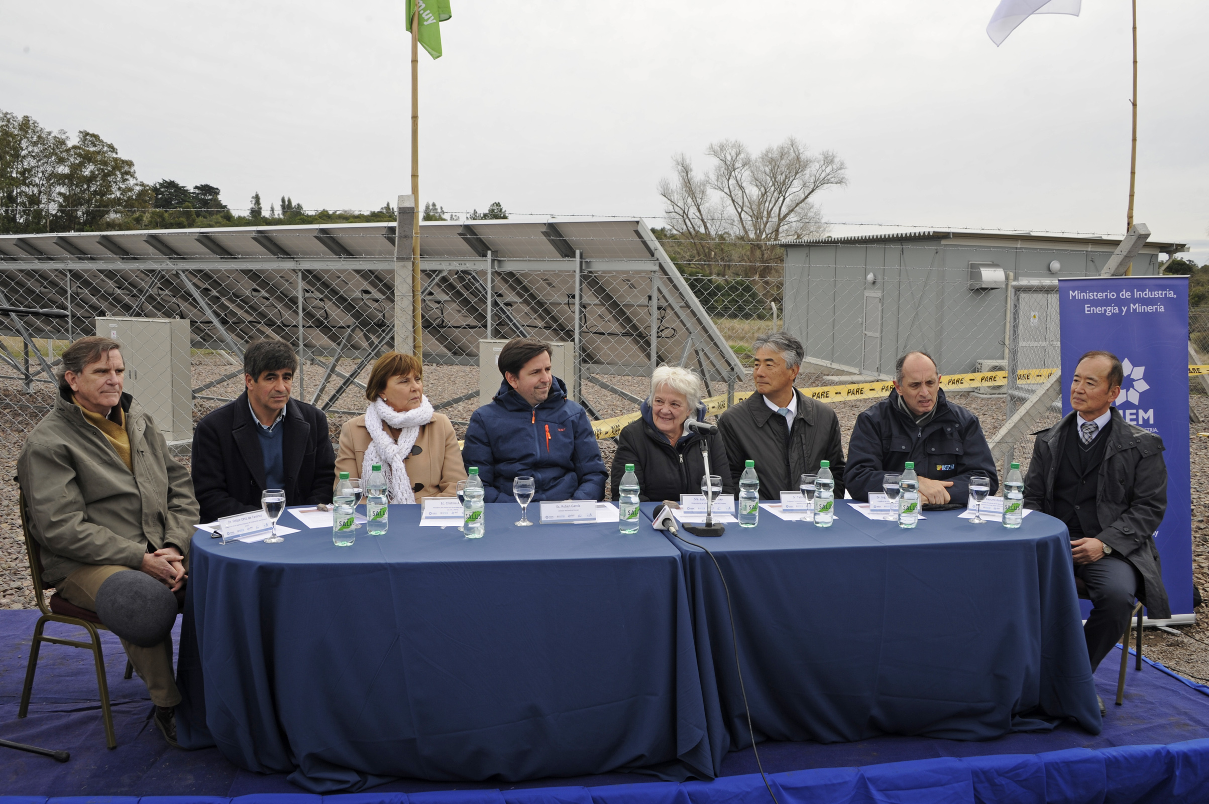 inauguración de la planta fotovoltaica Hikari, la segunda donada por Japón a Uruguay, ubicada en el Parque de Vacaciones UTE-Antel