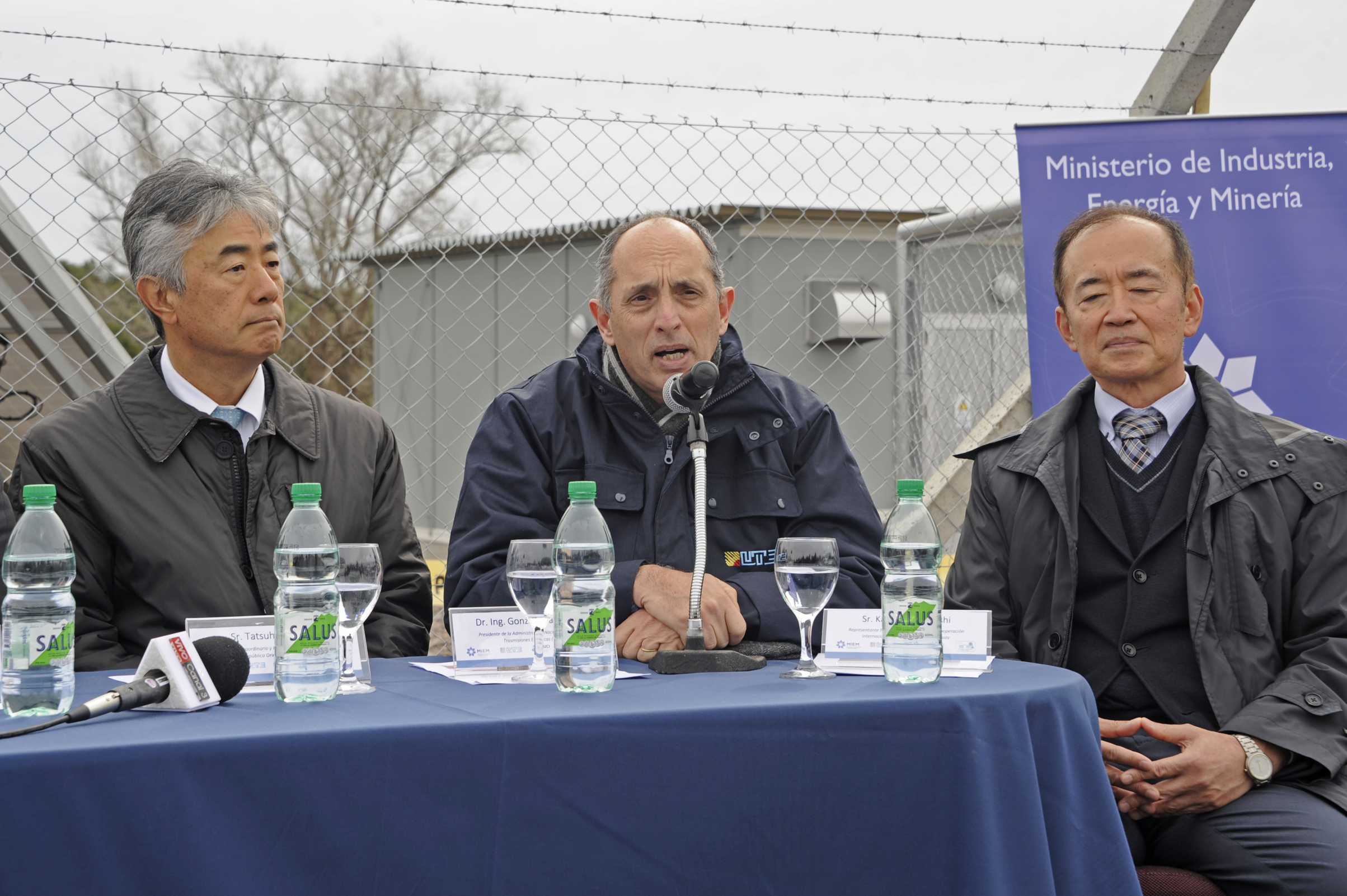 inauguración de la planta fotovoltaica Hikari, la segunda donada por Japón a Uruguay, ubicada en el Parque de Vacaciones UTE-Antel