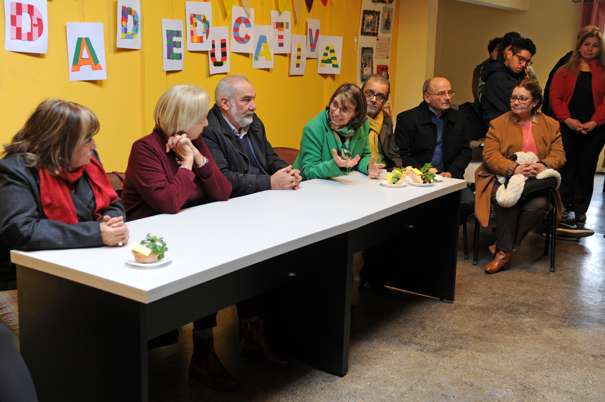 Recorrida de autoridades de la educación por centros de Maldonado