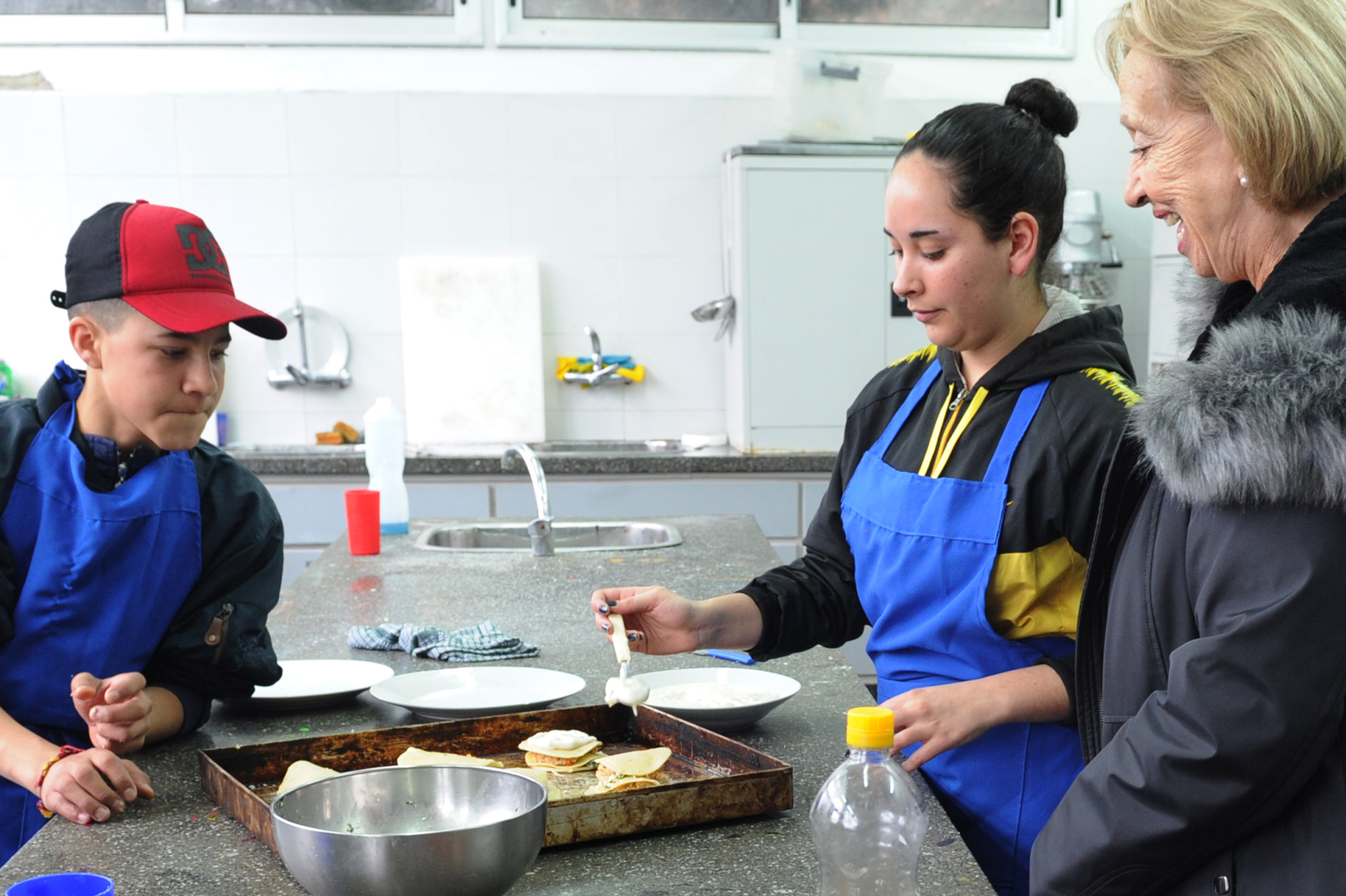 Recorrida de autoridades de la educación por centros de Maldonado