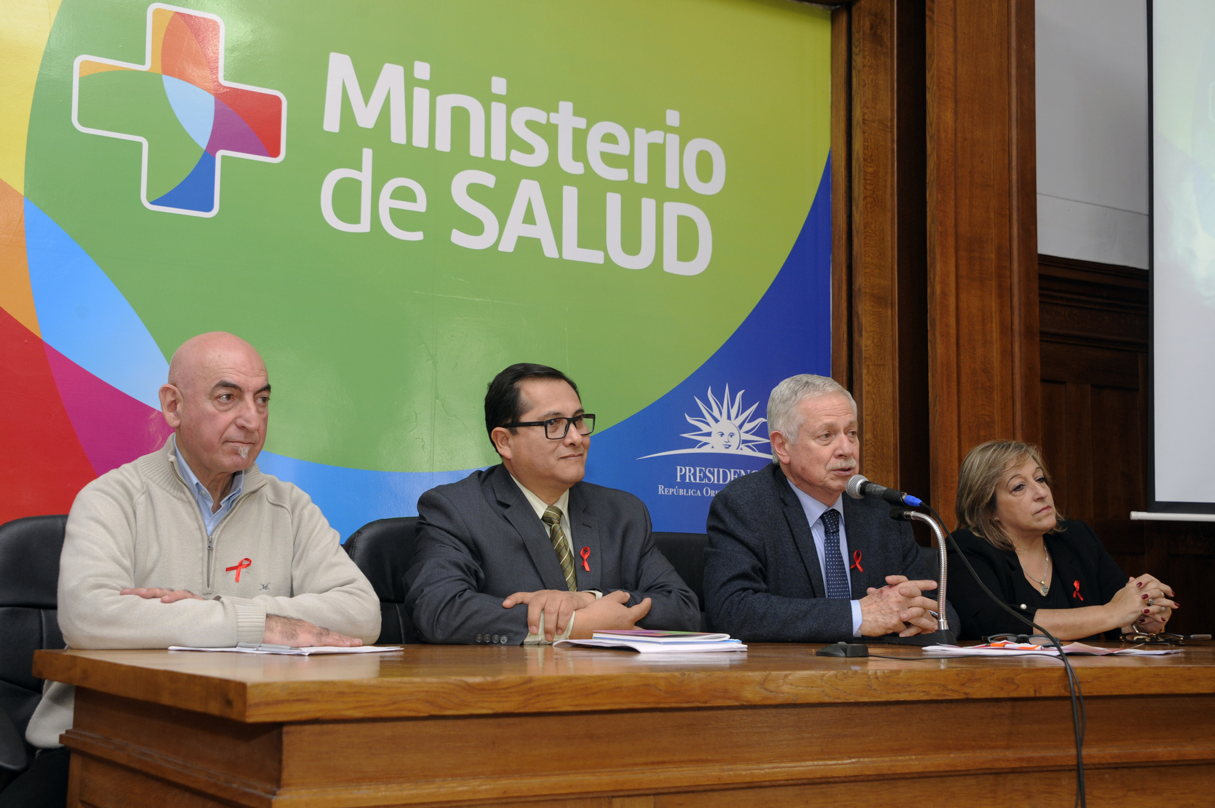 Juan José Meré, Giovanni Escalante, Jorge Basso y Raquel Rosa