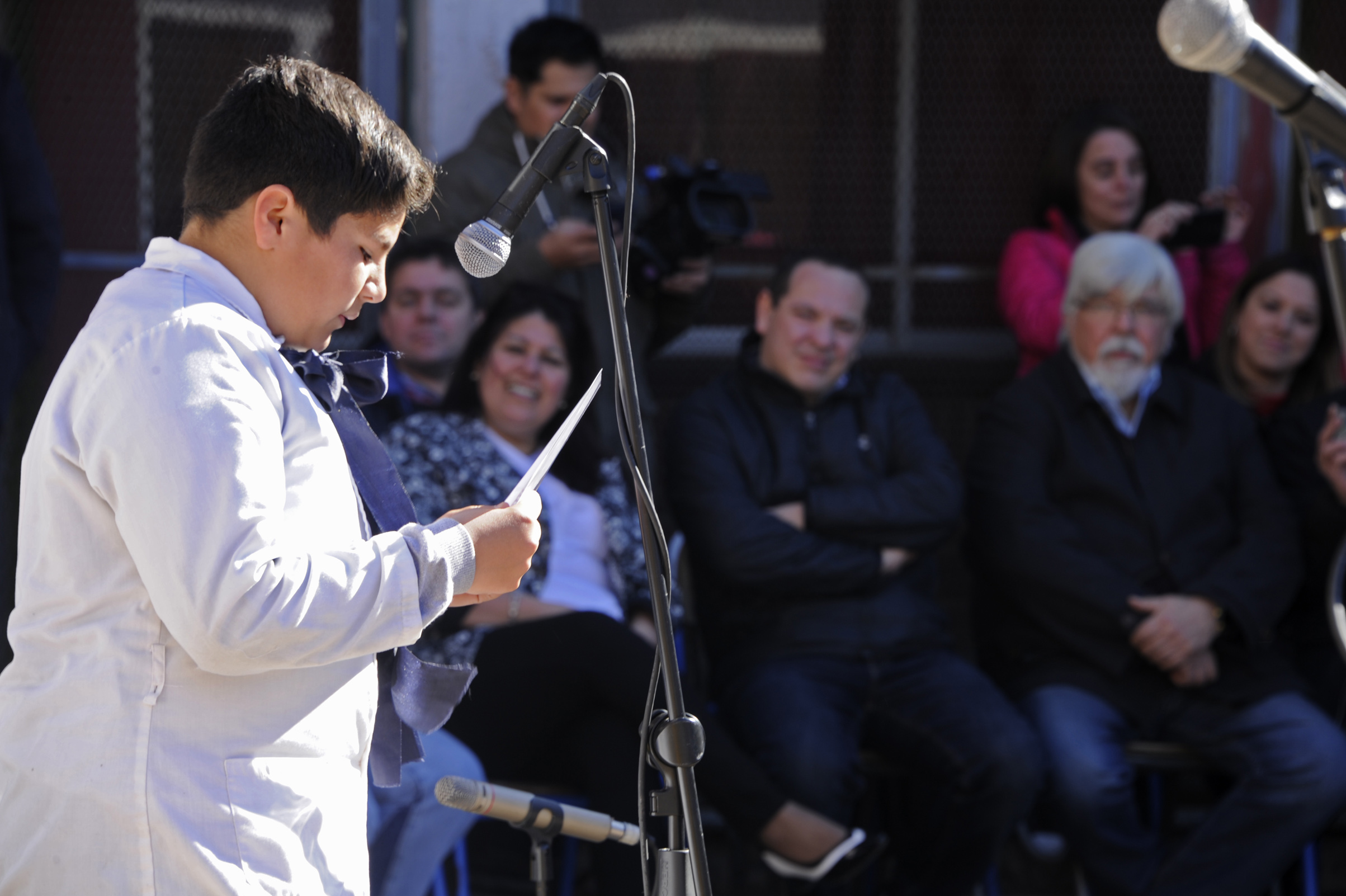 Celebración de firma del convenio entre el Ministerio del Interior, ANEP y Gurises Unidos para realizar talleres de convivencia
