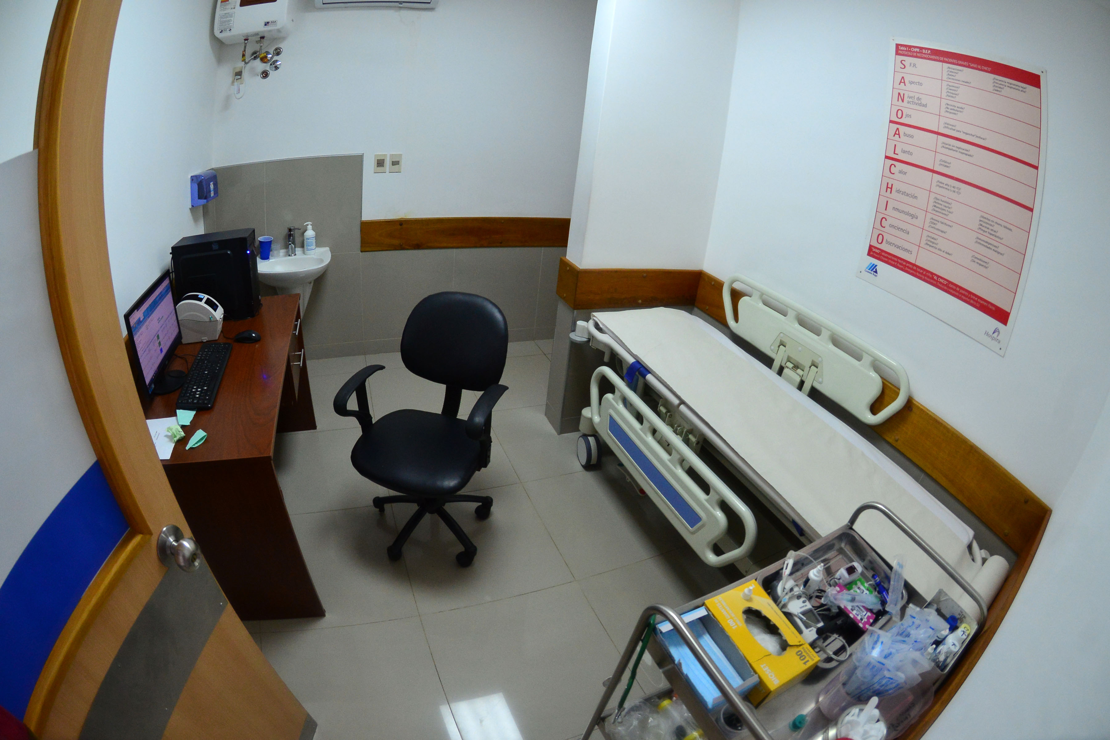 Emergencia pediátrica del hospital de Salto