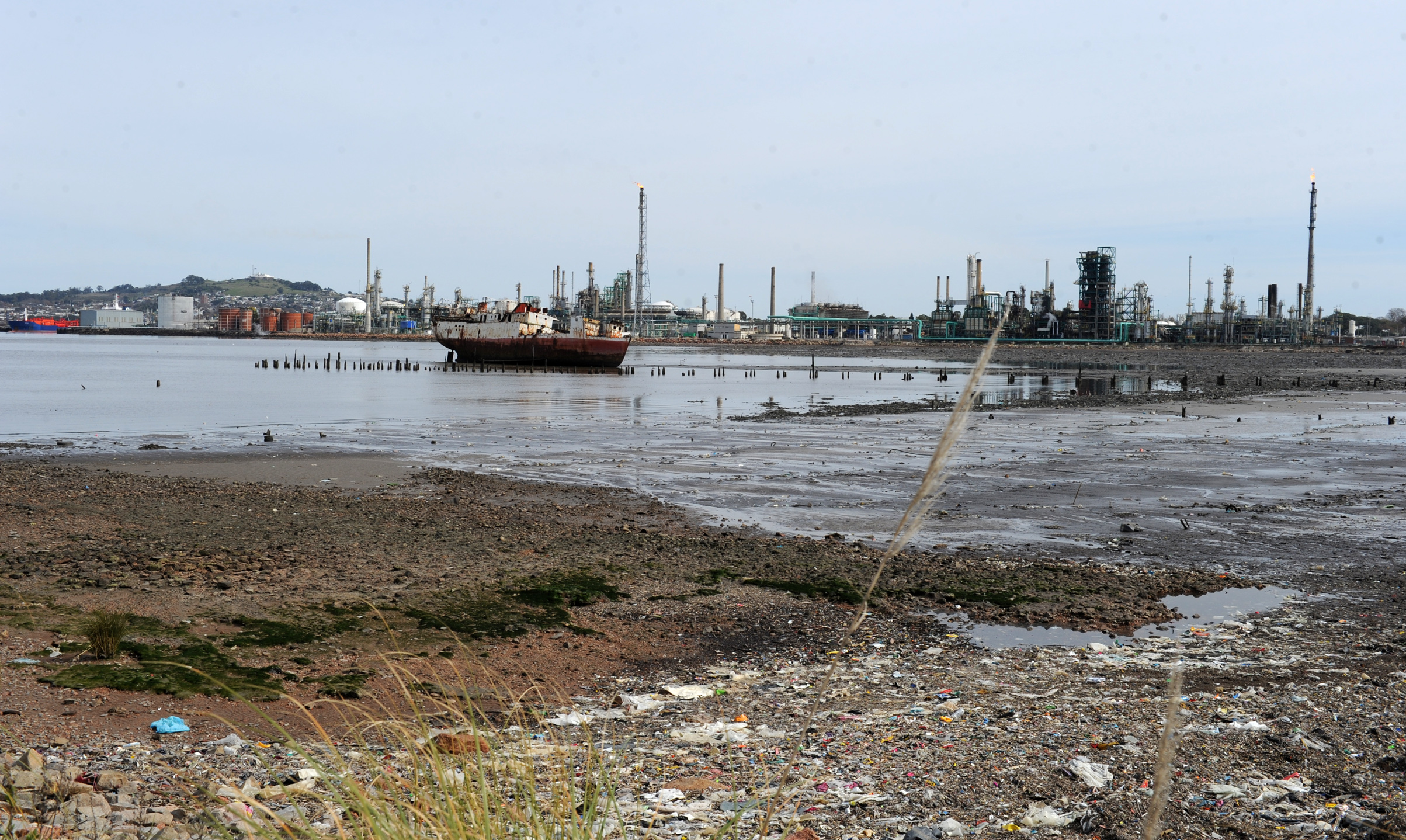 Lanzamiento de obras de puerto pesquero Capurro