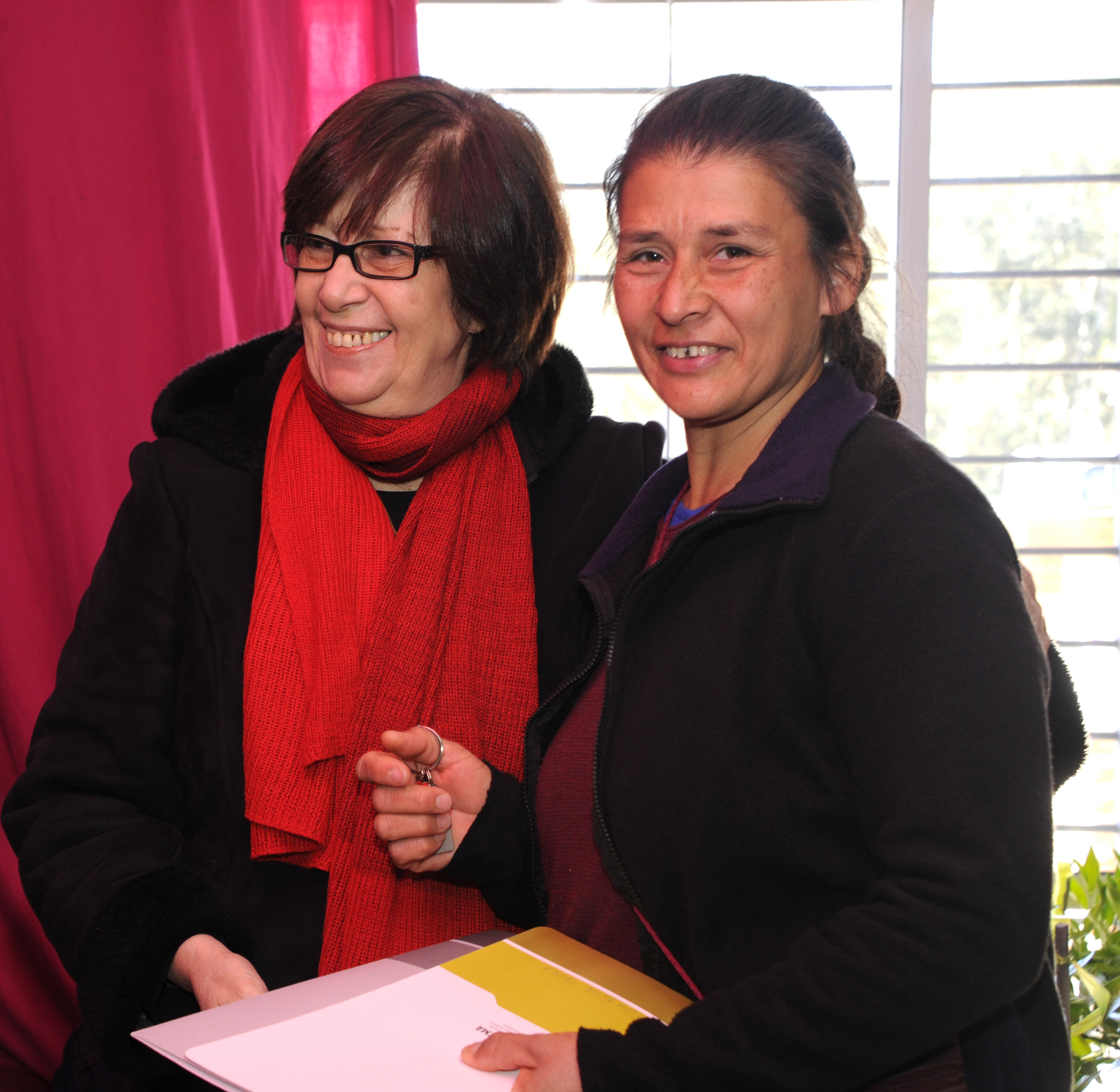 Autoridades nacionales encabezadas por Eneida de León y Marina Arismendi, en Tacuarembó