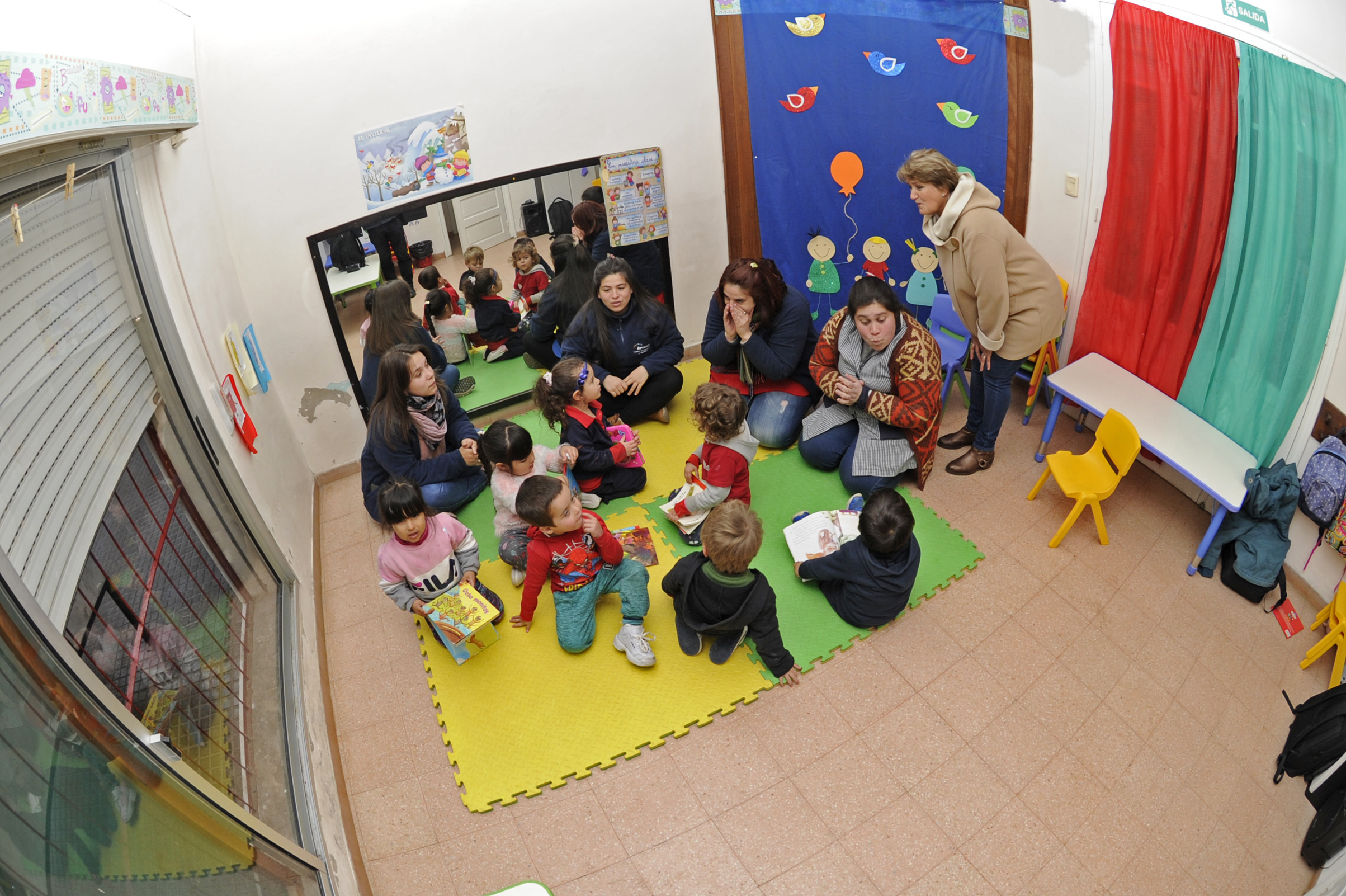 Autoridades del Mides y de Sistema de Cuidados visitaron Centro Arcoiris en Tacuarembó