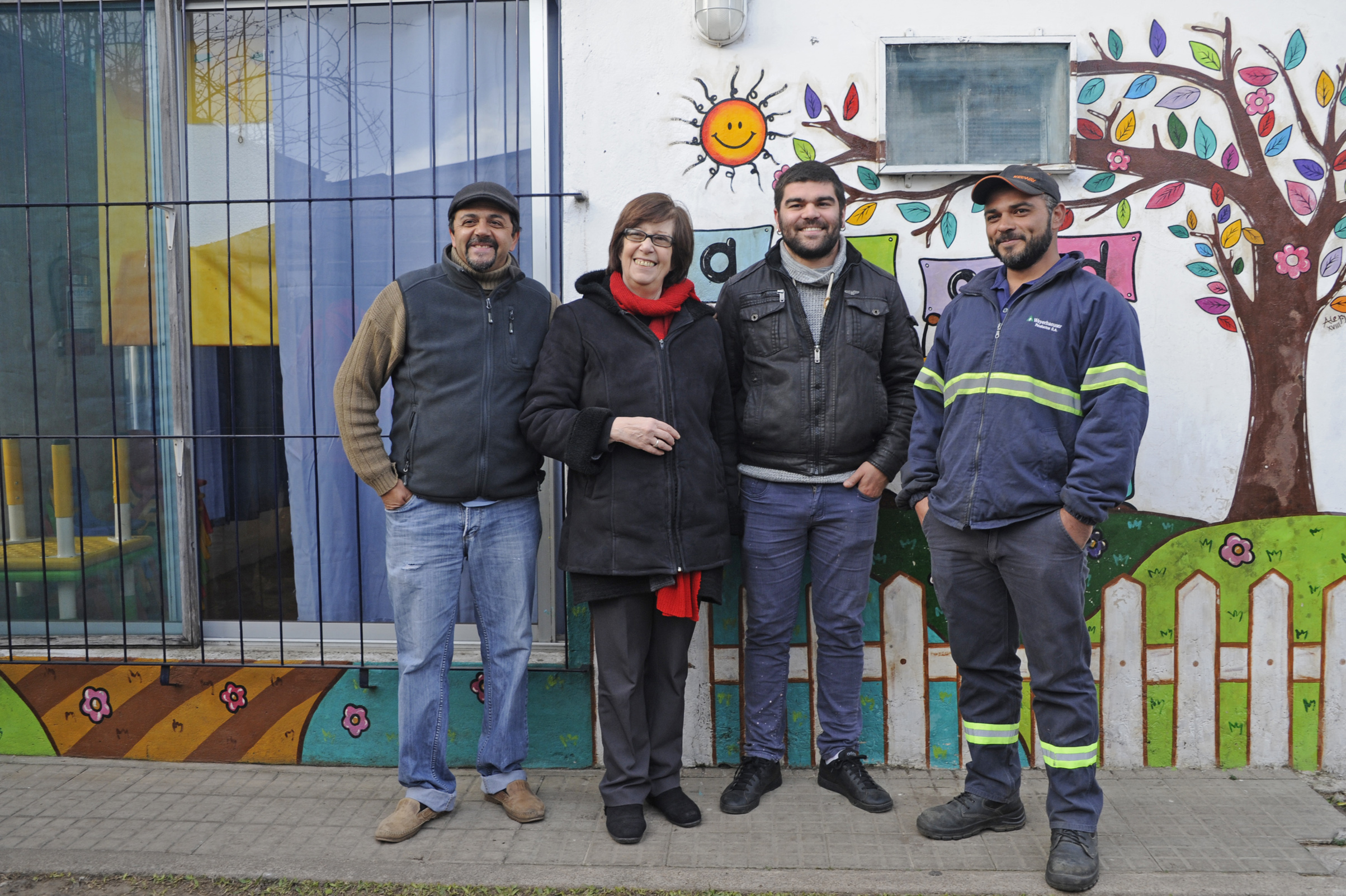 Autoridades del Mides y de Sistema de Cuidados visitaron Centro Arcoiris en Tacuarembó