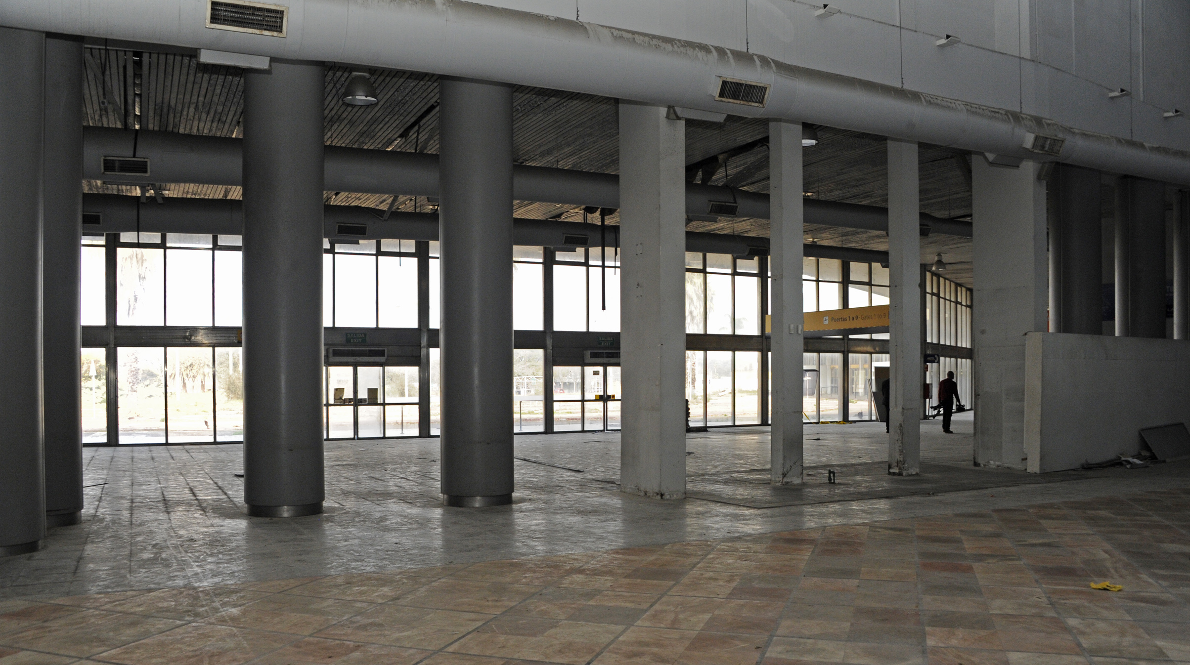 Instalaciones del viejo aeropuerto de Carrasco
