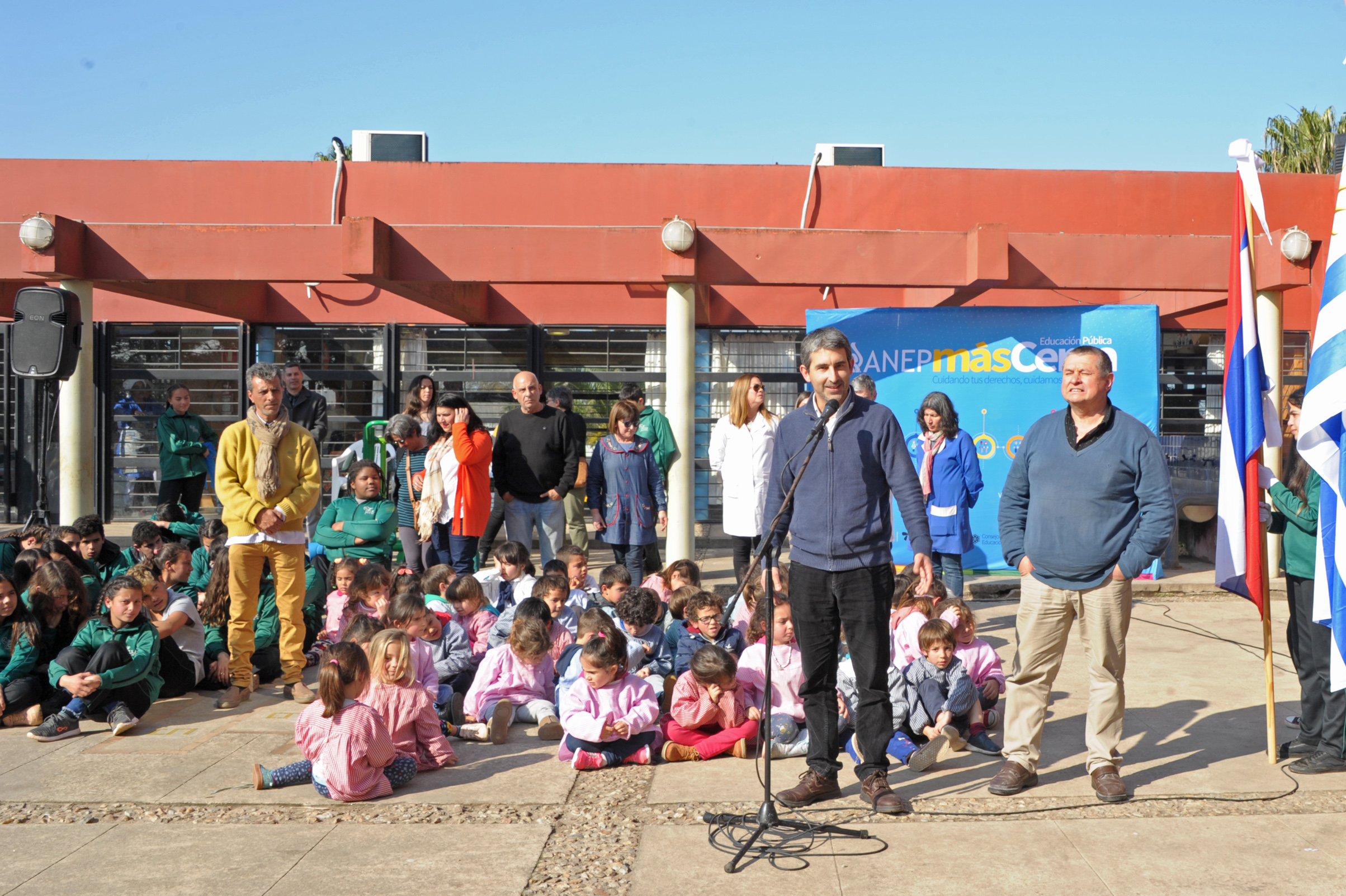 Acto en Centro Educativo Asociado (CEA) de la Barra del Chuy