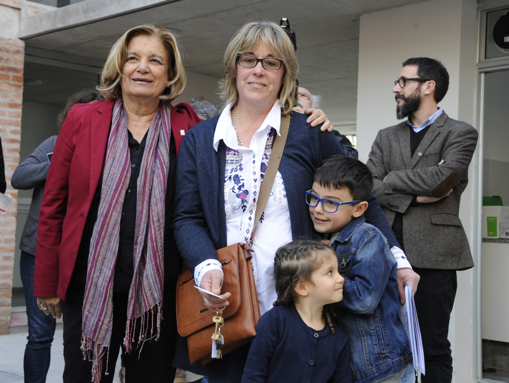 Inauguración del complejo de viviendas de Belvedere