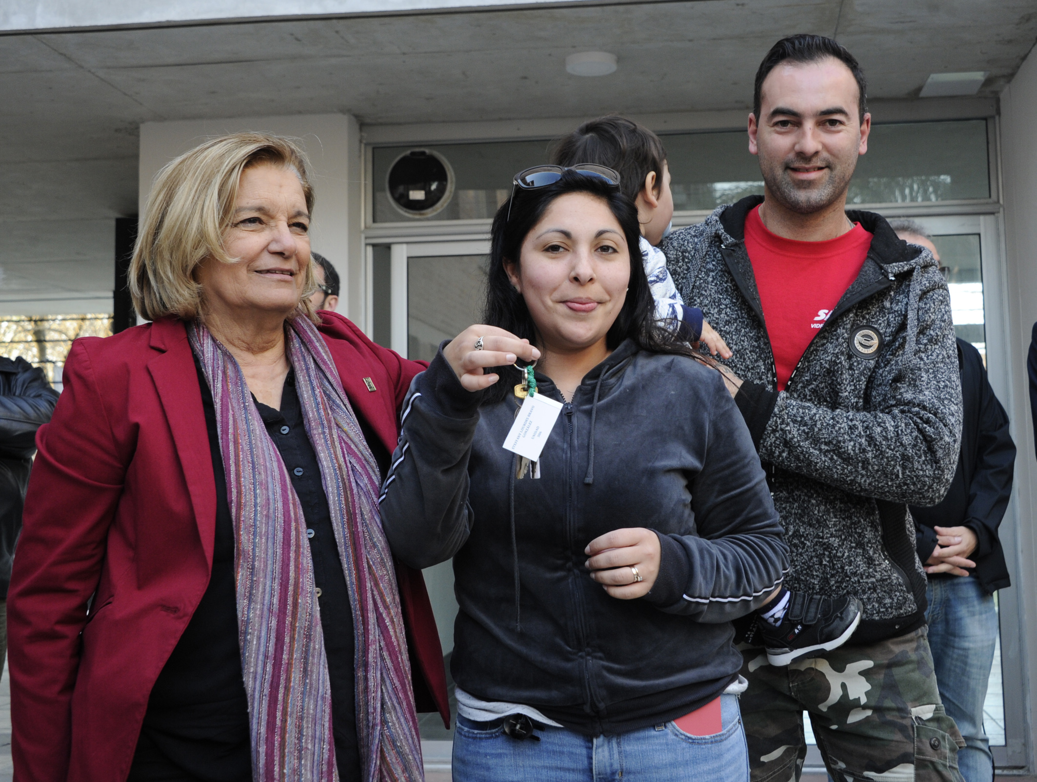 Inauguración del complejo de viviendas de Belvedere