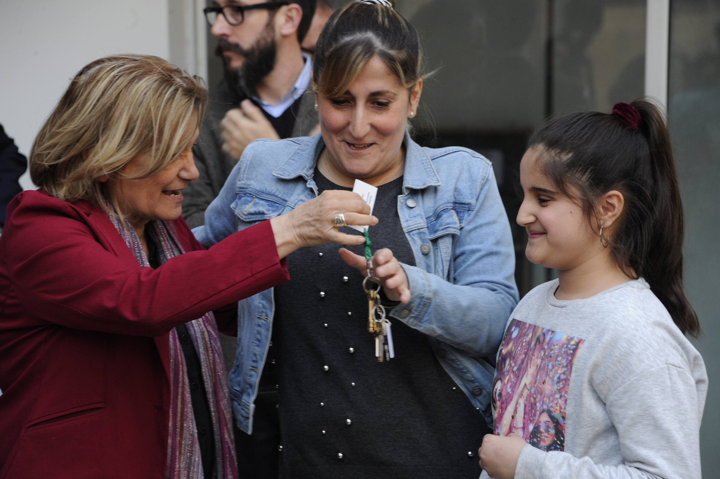 Inauguración del complejo de viviendas de Belvedere