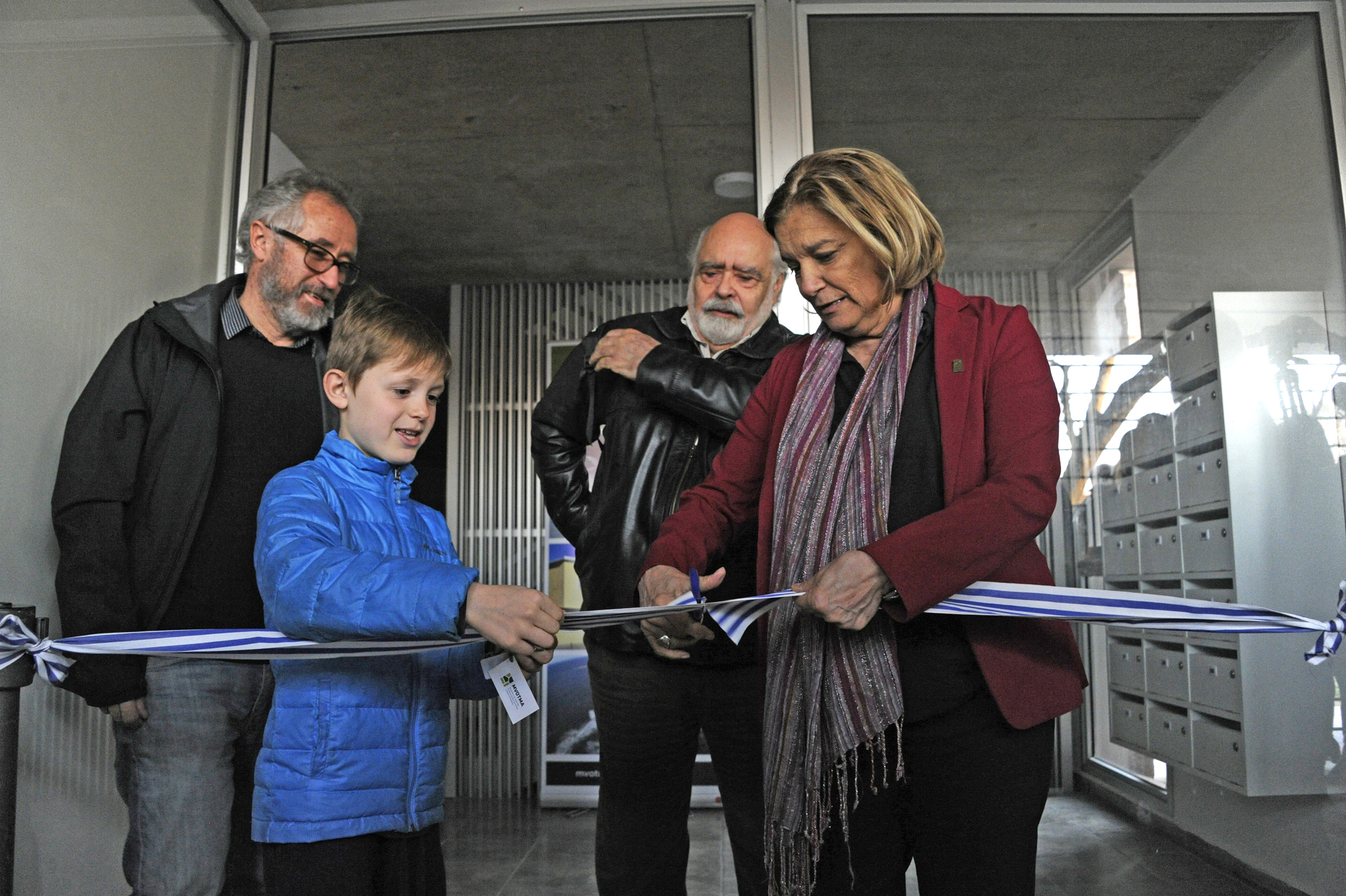 Inauguración del complejo de viviendas de Belvedere