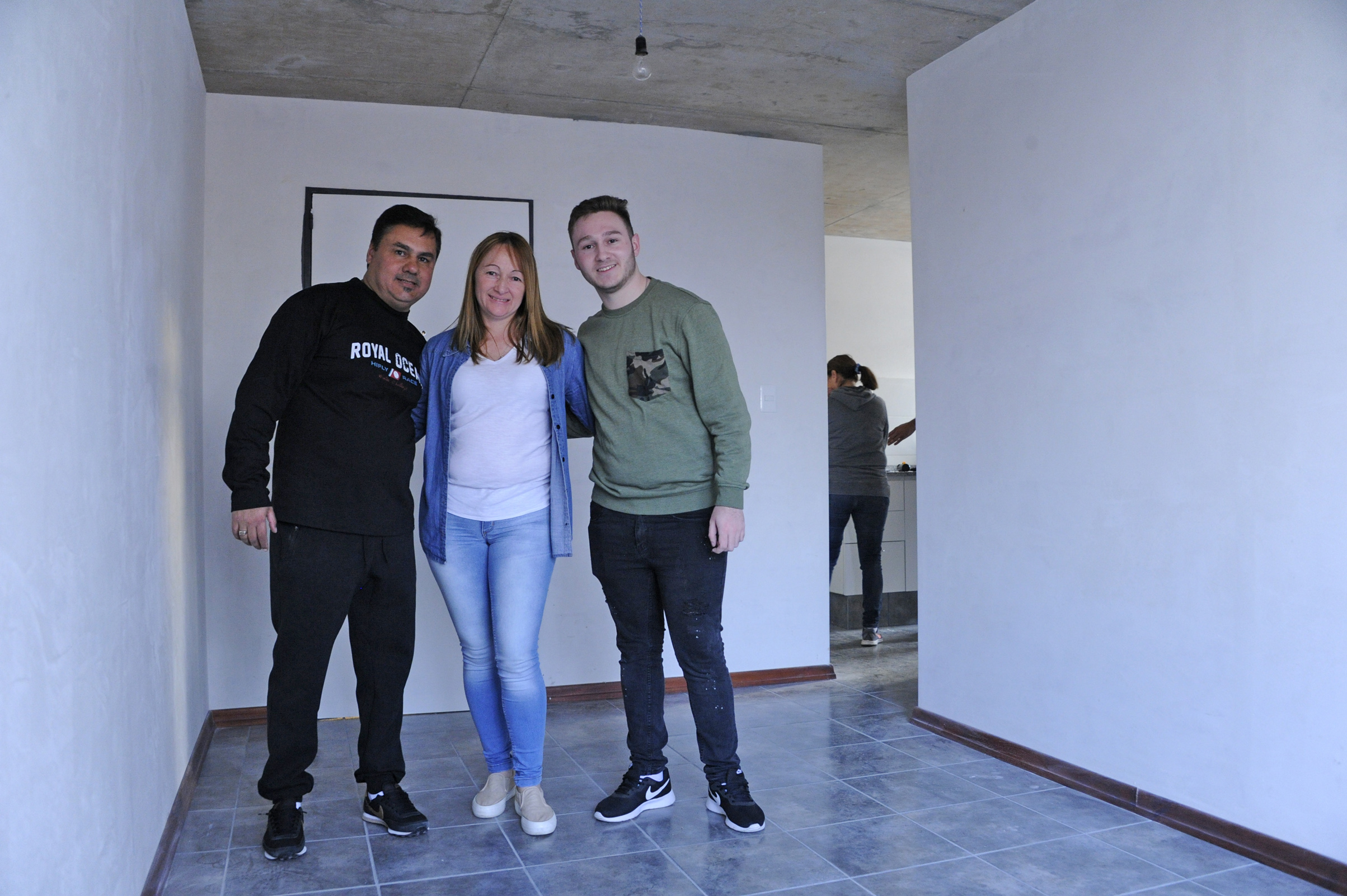 Inauguración del complejo de viviendas de Belvedere