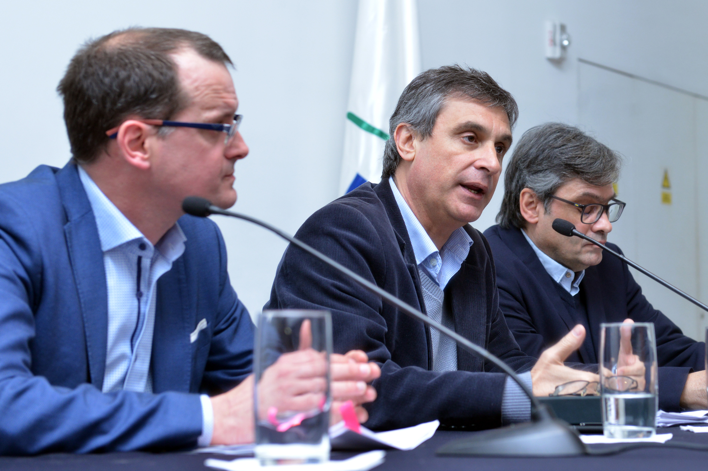 Director de la OPP, Álvaro García, haciendo uso de la palabra