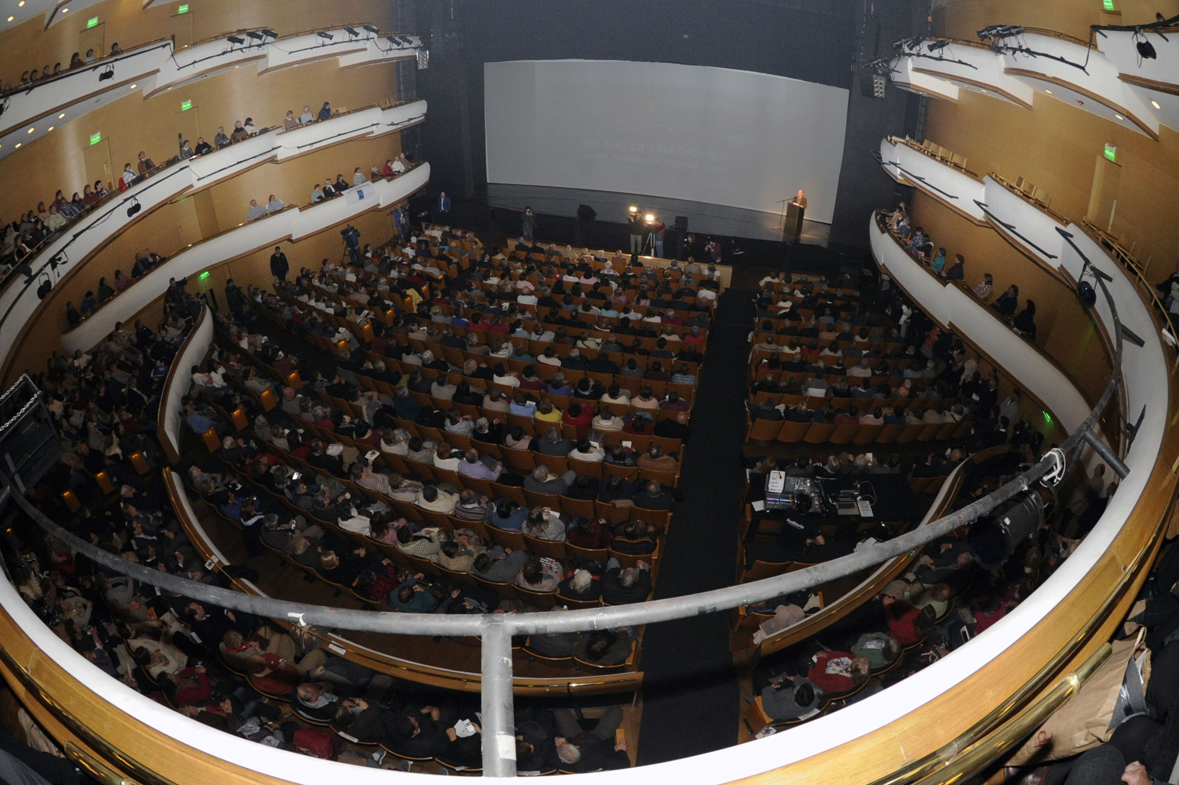 Celebración en Auditorio Nacional del Sodre, por 12 años de trayectoria del Hospital de Ojos, que superó 90.000 cirugías