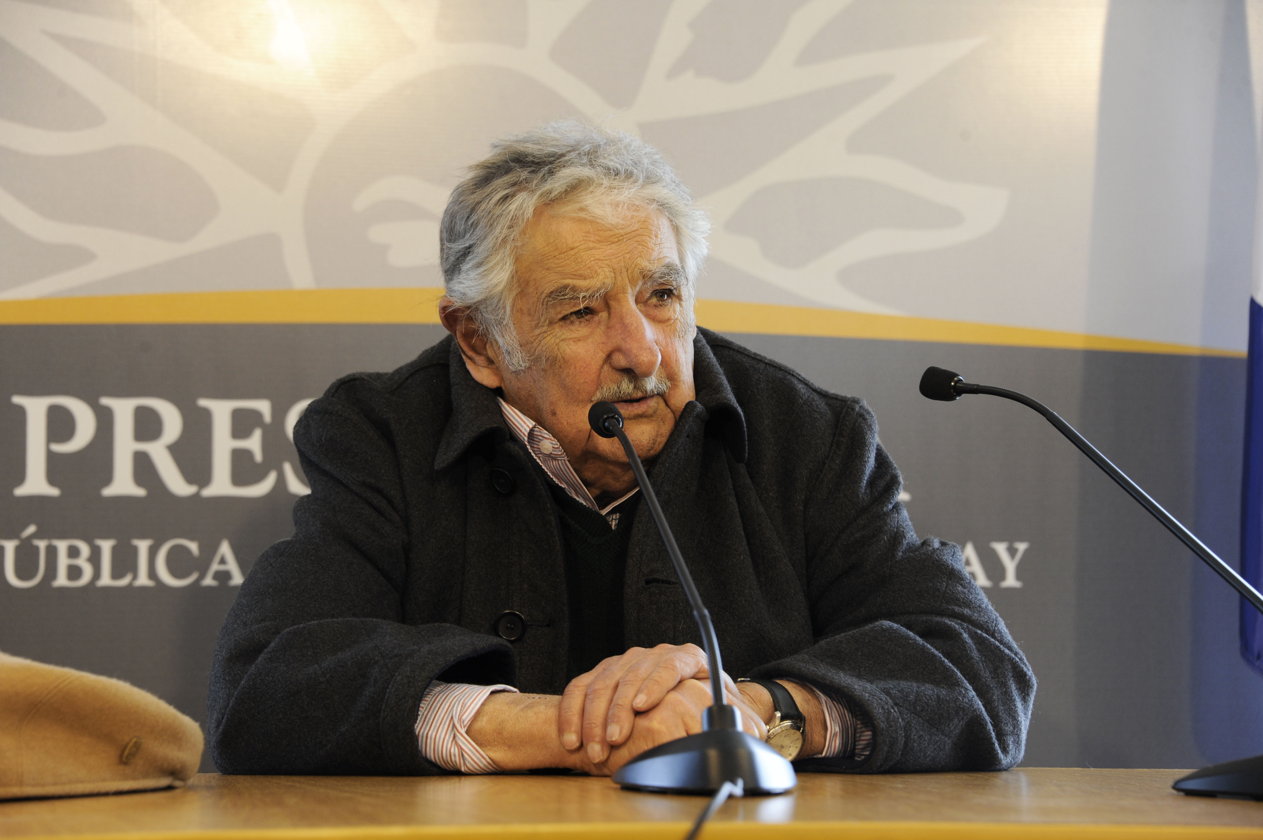 Conferencia de prensa del exmandatario José Mujica