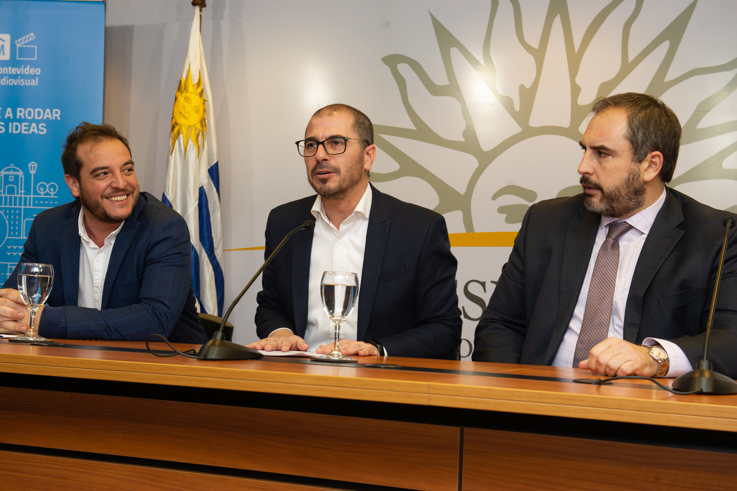 Prosecretario de la Presidencia de la República, Juan Andrés Roballo, haciendo uso de la palabra