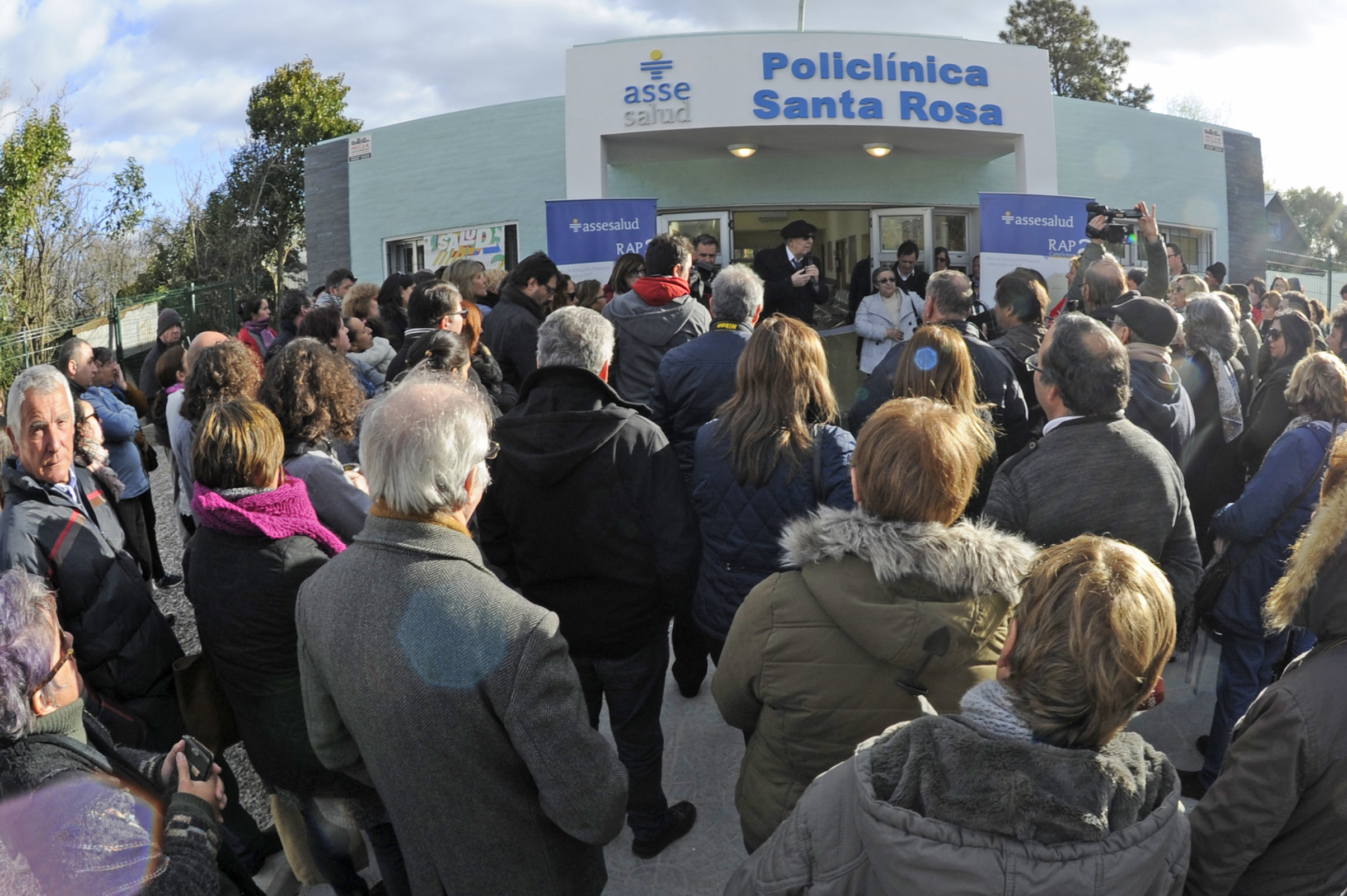 Inauguración de policlínica de la localidad de Santa Rosa, en Canelones