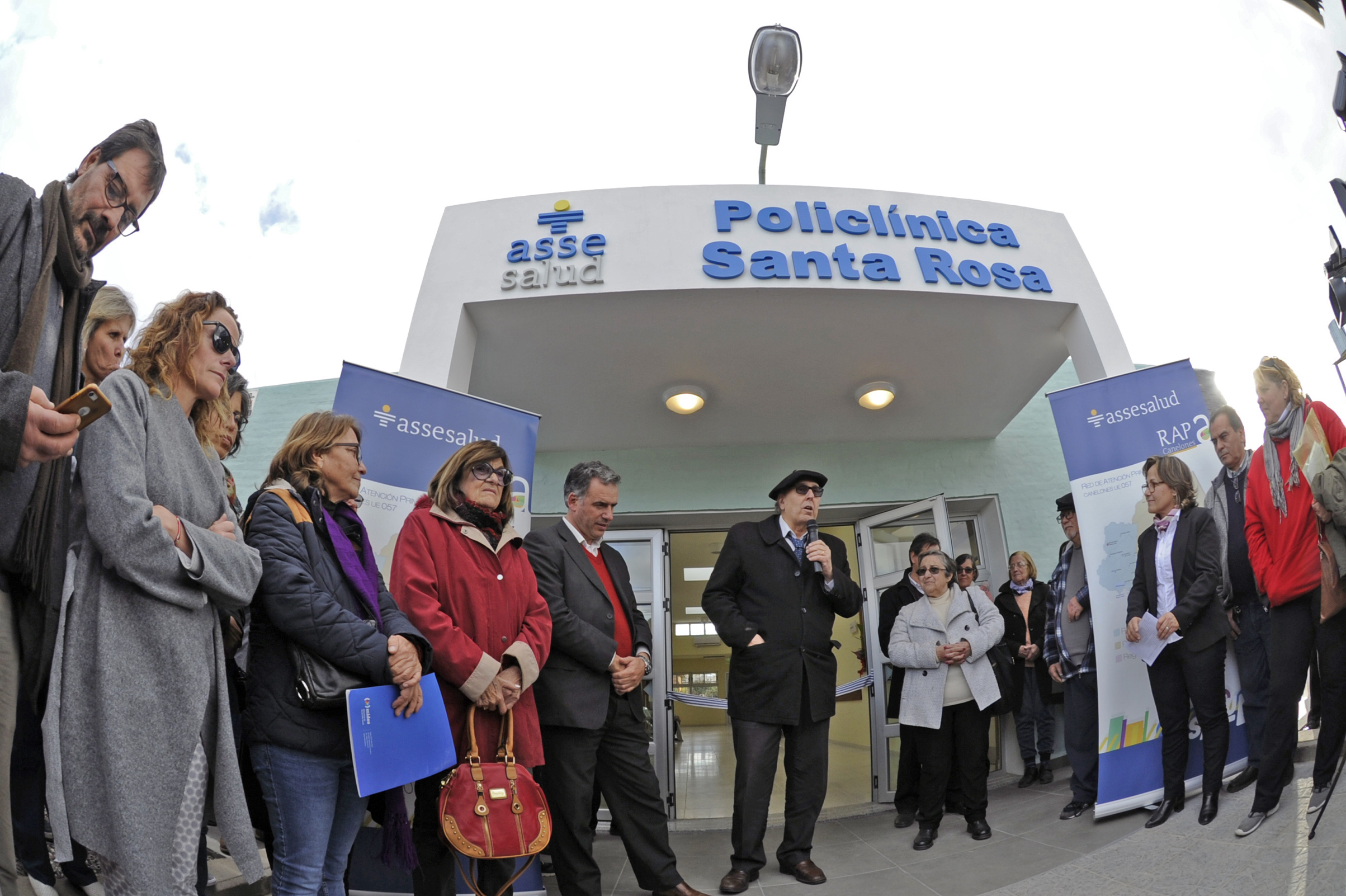 Inauguración de policlínica de la localidad de Santa Rosa, en Canelones