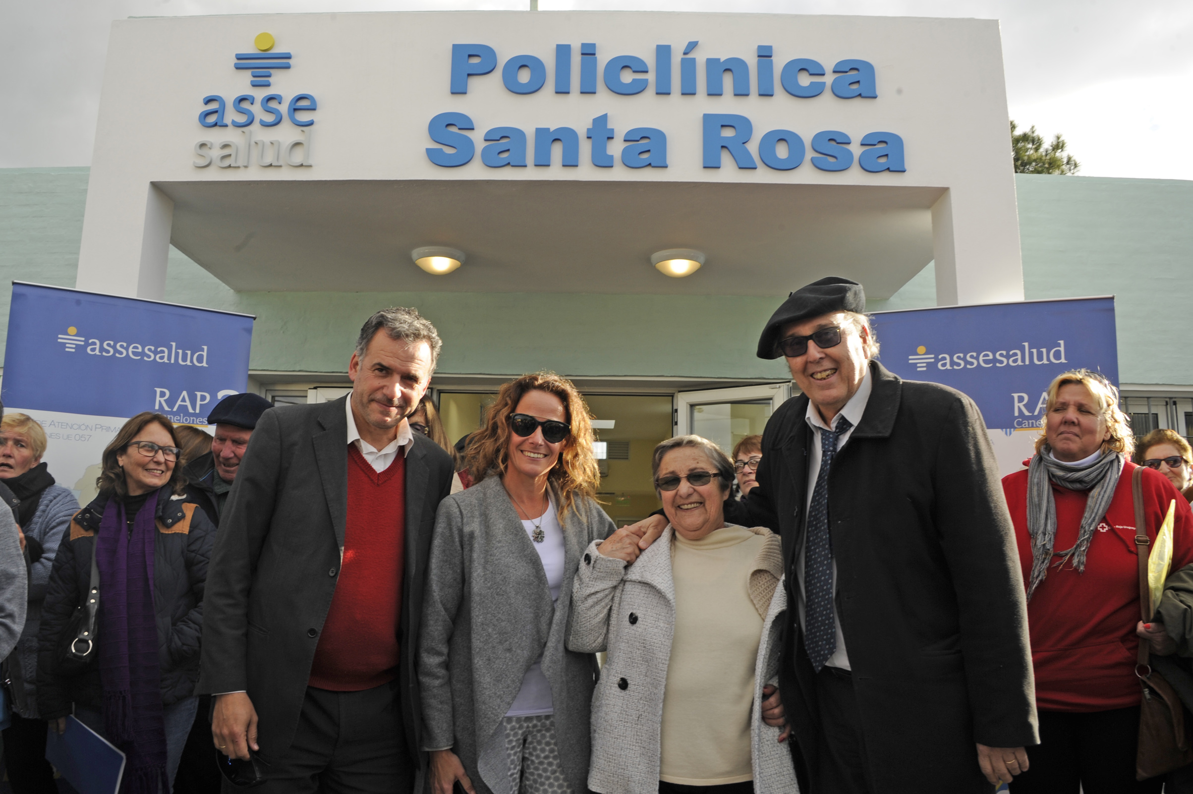 Inauguración de policlínica de la localidad de Santa Rosa, en Canelones
