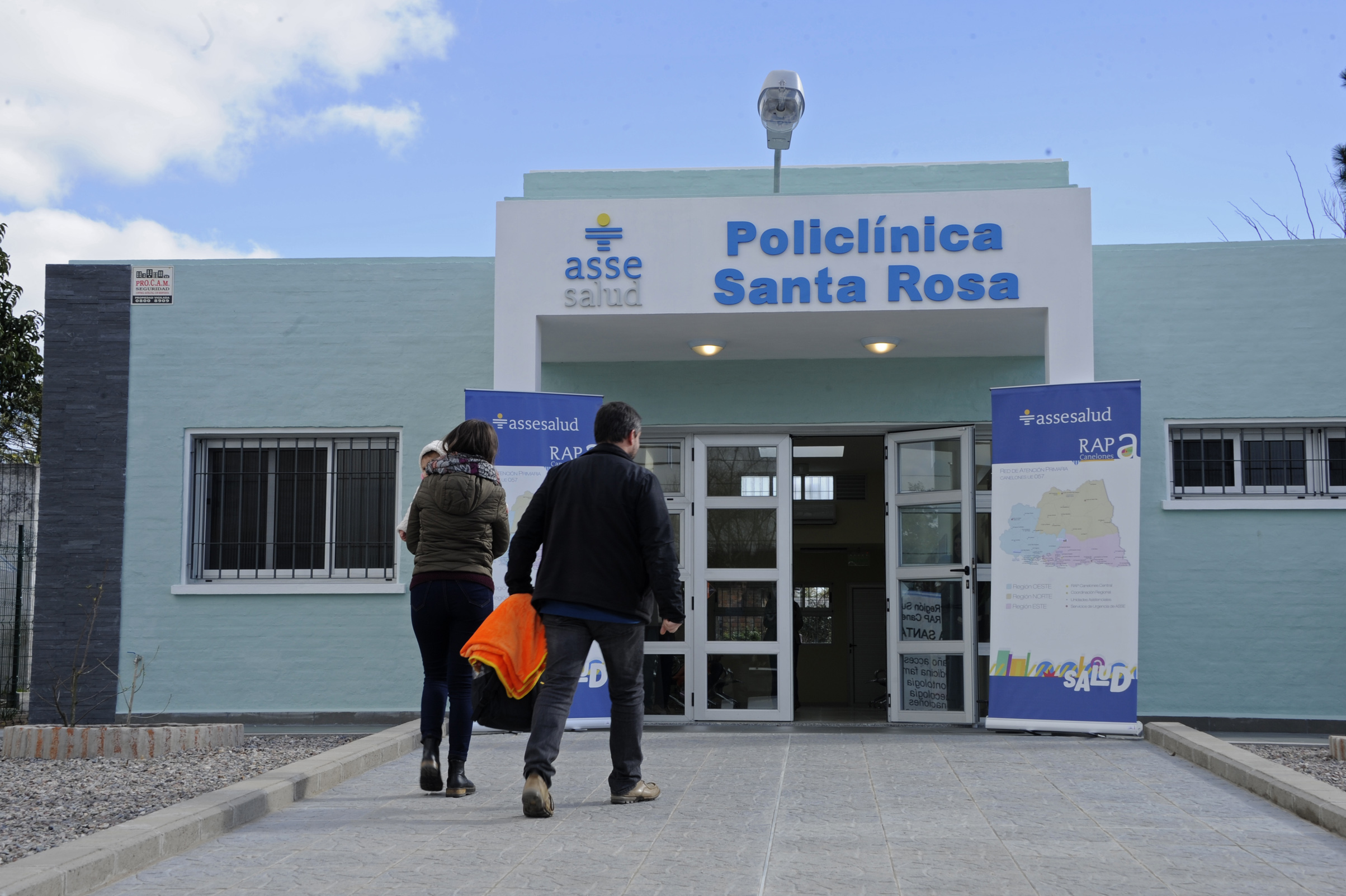 Inauguración de policlínica de la localidad de Santa Rosa, en Canelones