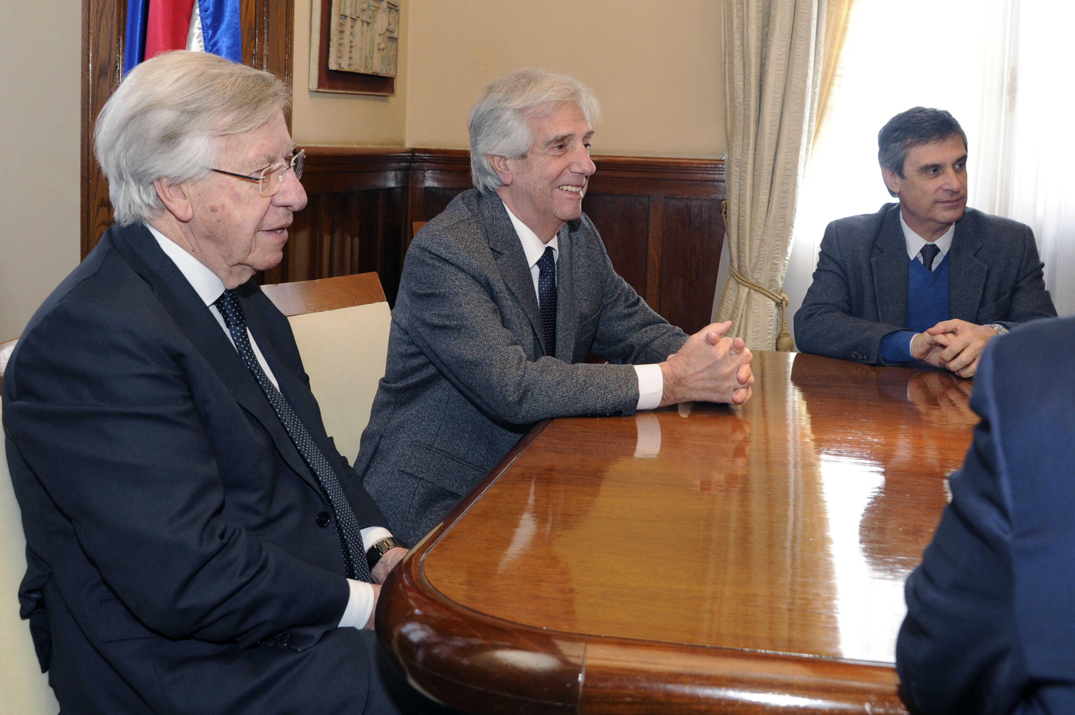 Presidente Tabaré Vázquez se reunió con autoridades de UPM