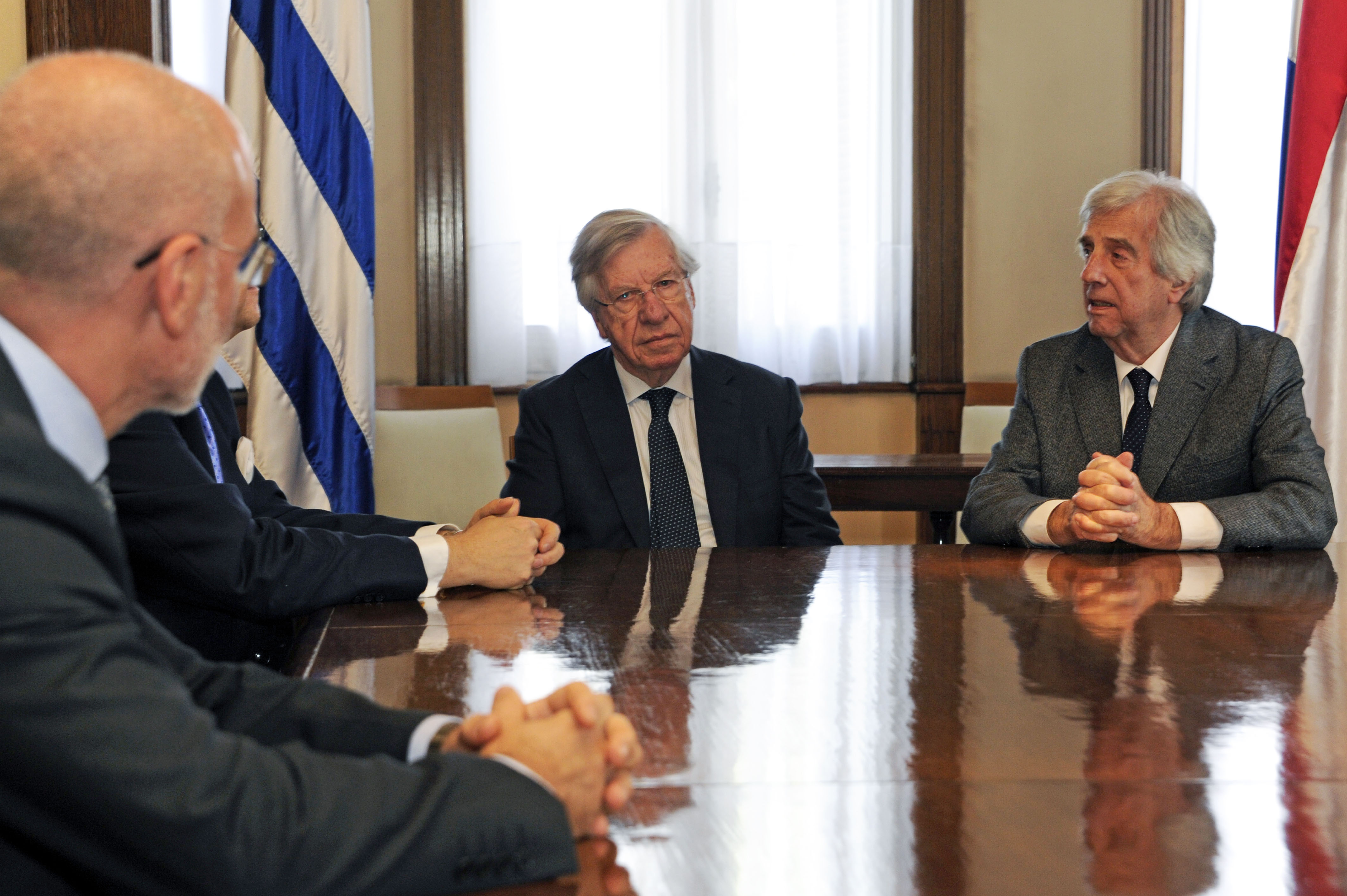 Presidente Tabaré Vázquez se reunió con autoridades de UPM