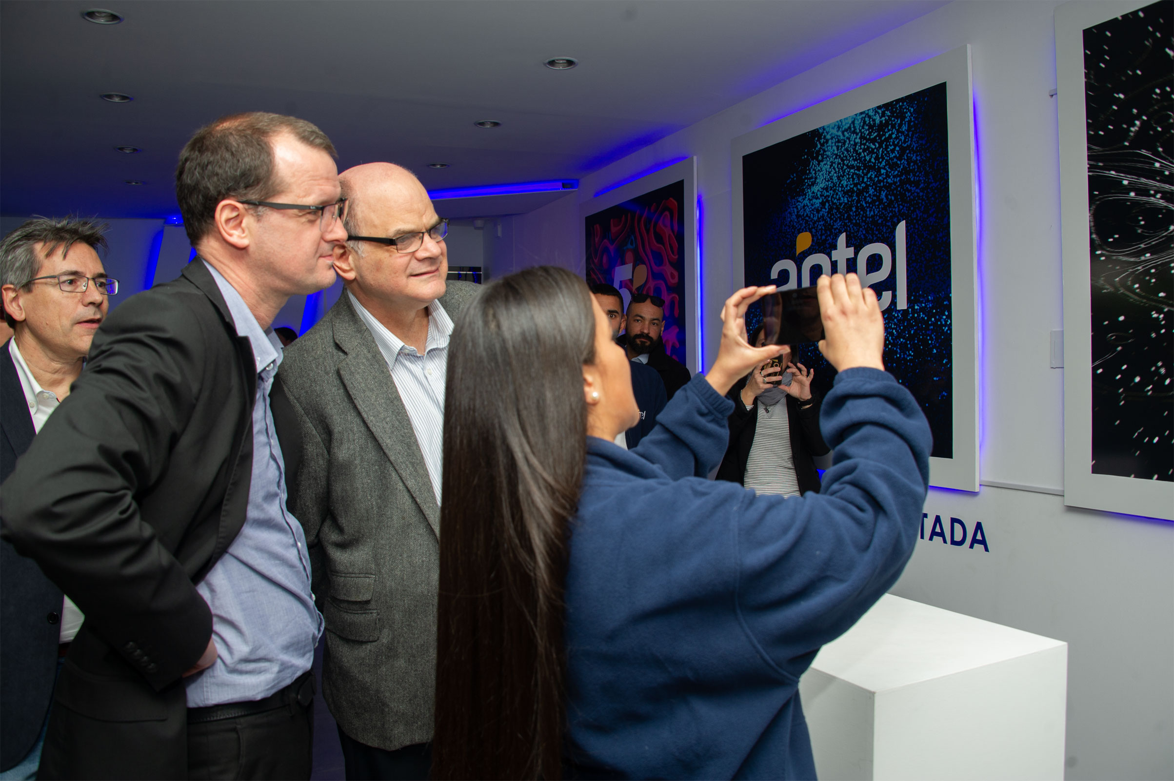 Inauguración del estand de Antel en Expo Prado