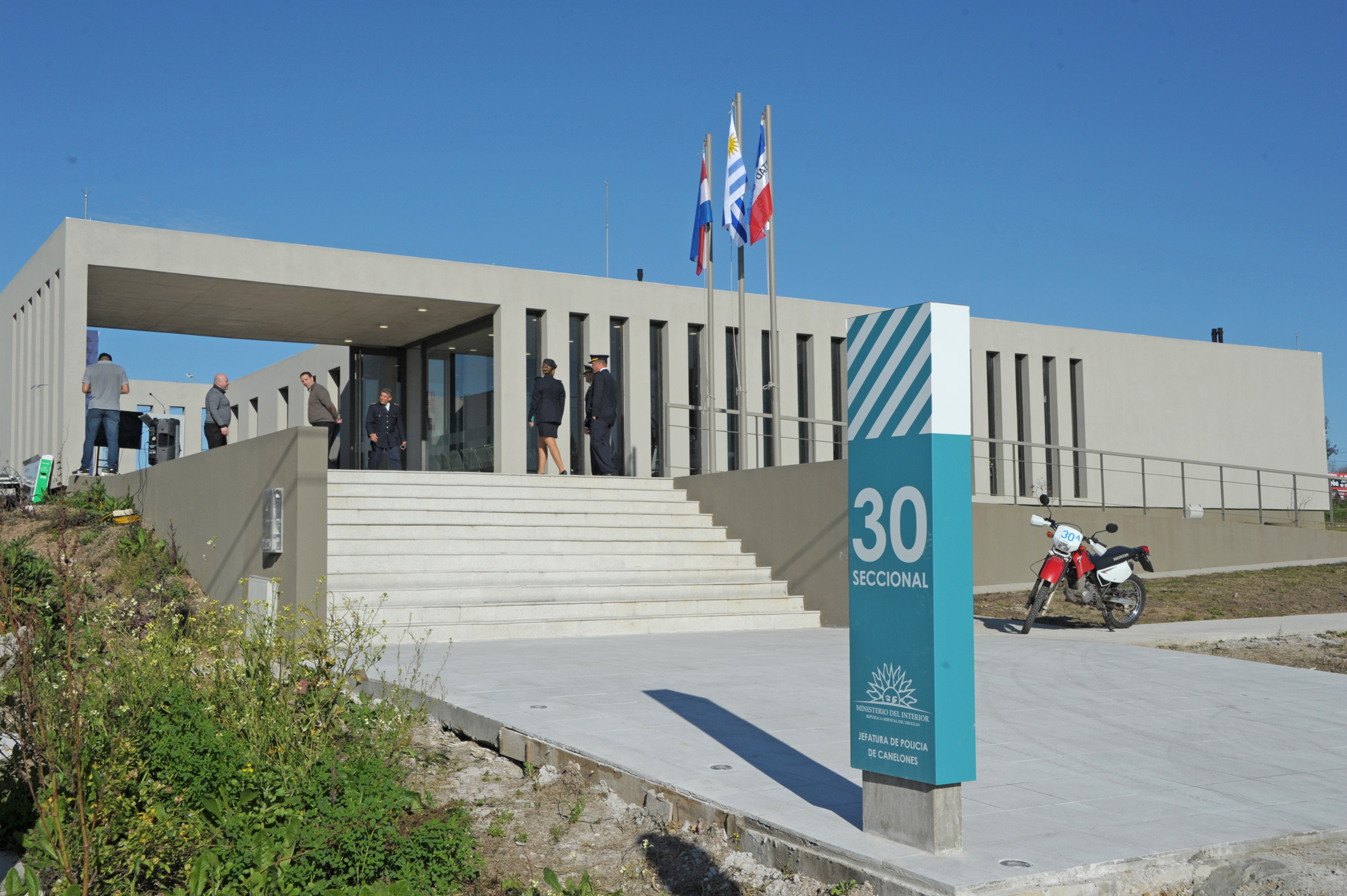 Inauguración de la seccional en 18 de Mayo y Toledo, Canelones