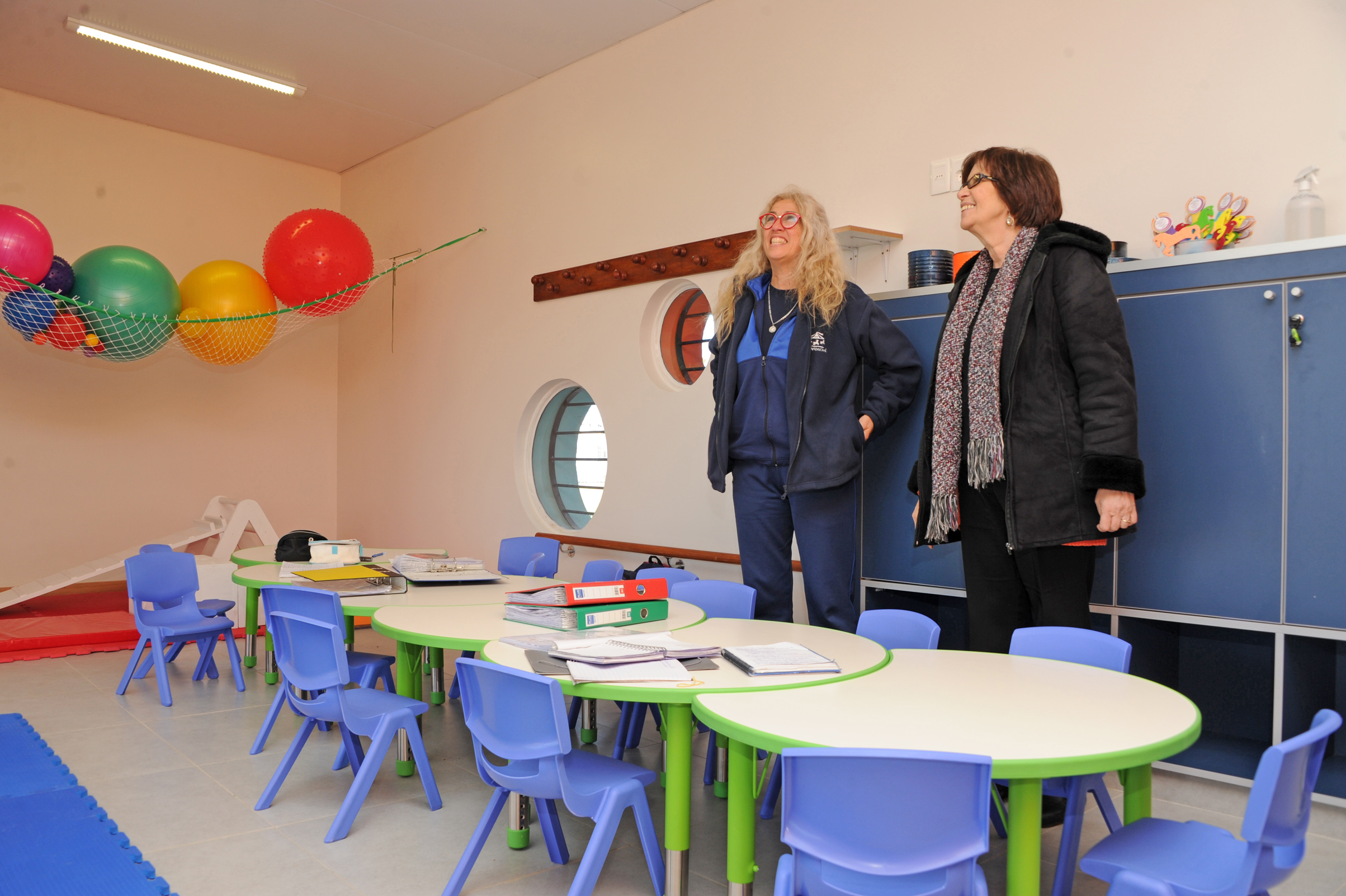 Ministra de Desarrollo Social, Marina Arismendi, encabezó visita a CAIF del barrio Hipódromo de Maldonado